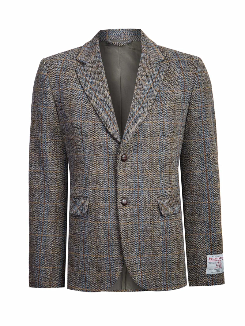 CHAQUETA HARRIS TWEED HOMBRE HARBLAZE GRIS ROCKFORD - 1