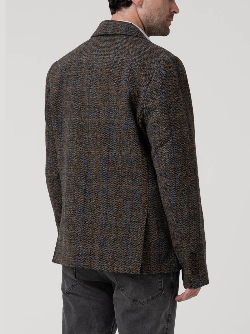 CHAQUETA HARRIS TWEED HOMBRE HARBLAZE GRIS ROCKFORD - 6