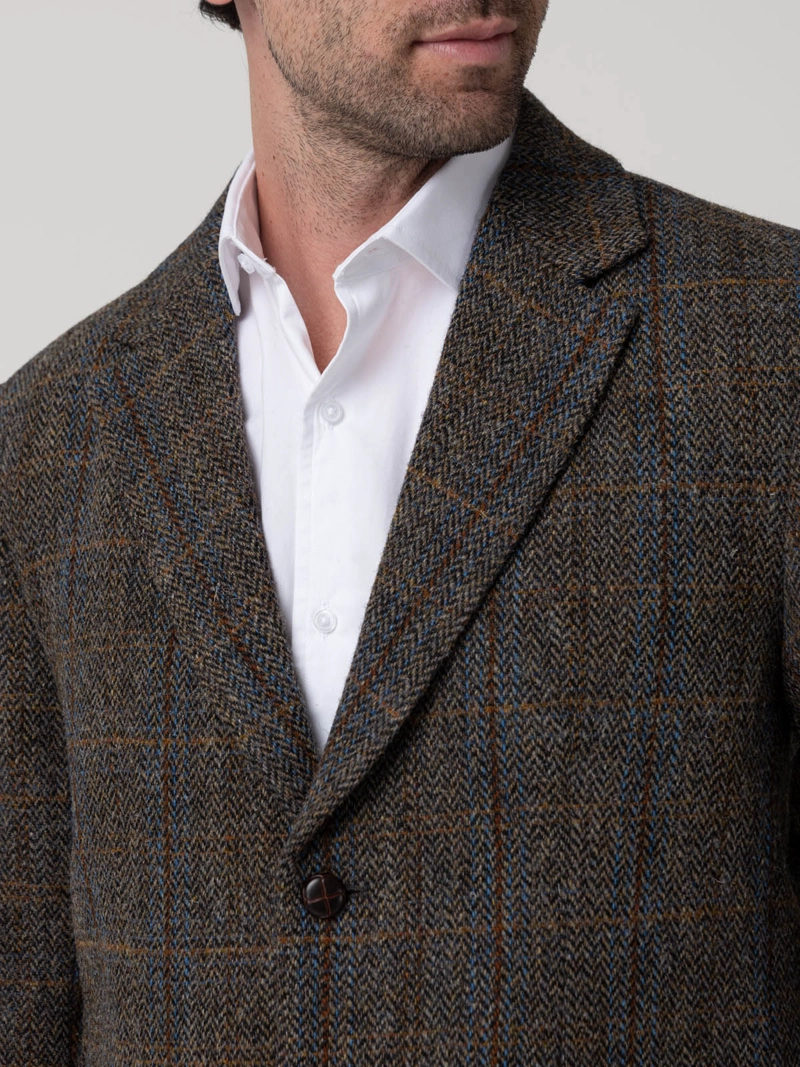 CHAQUETA HARRIS TWEED HOMBRE HARBLAZE GRIS ROCKFORD - 7