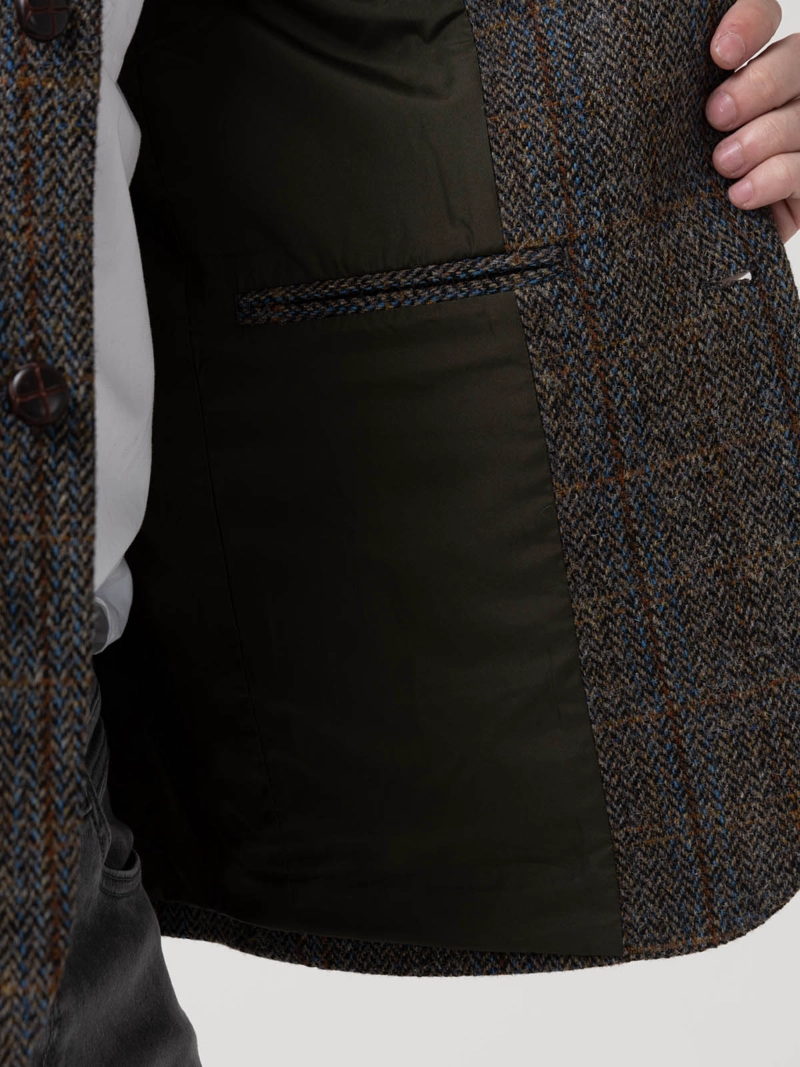 CHAQUETA HARRIS TWEED HOMBRE HARBLAZE GRIS ROCKFORD - 8