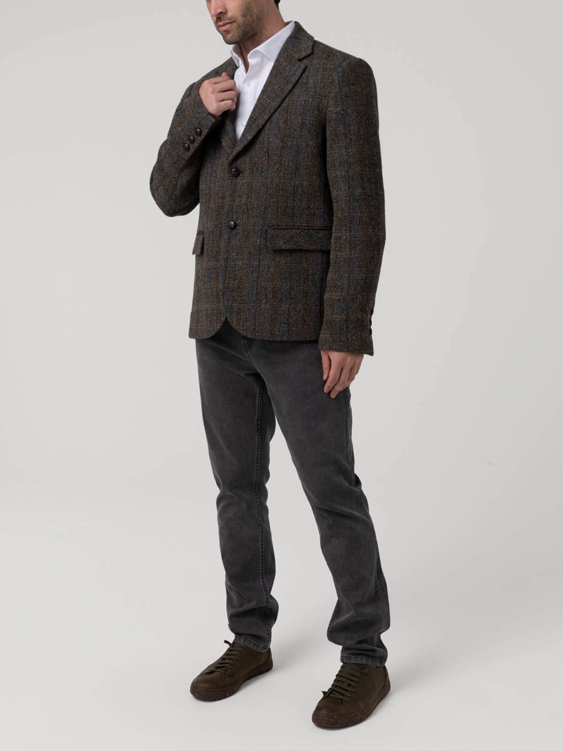 CHAQUETA HARRIS TWEED HOMBRE HARBLAZE GRIS ROCKFORD - 9
