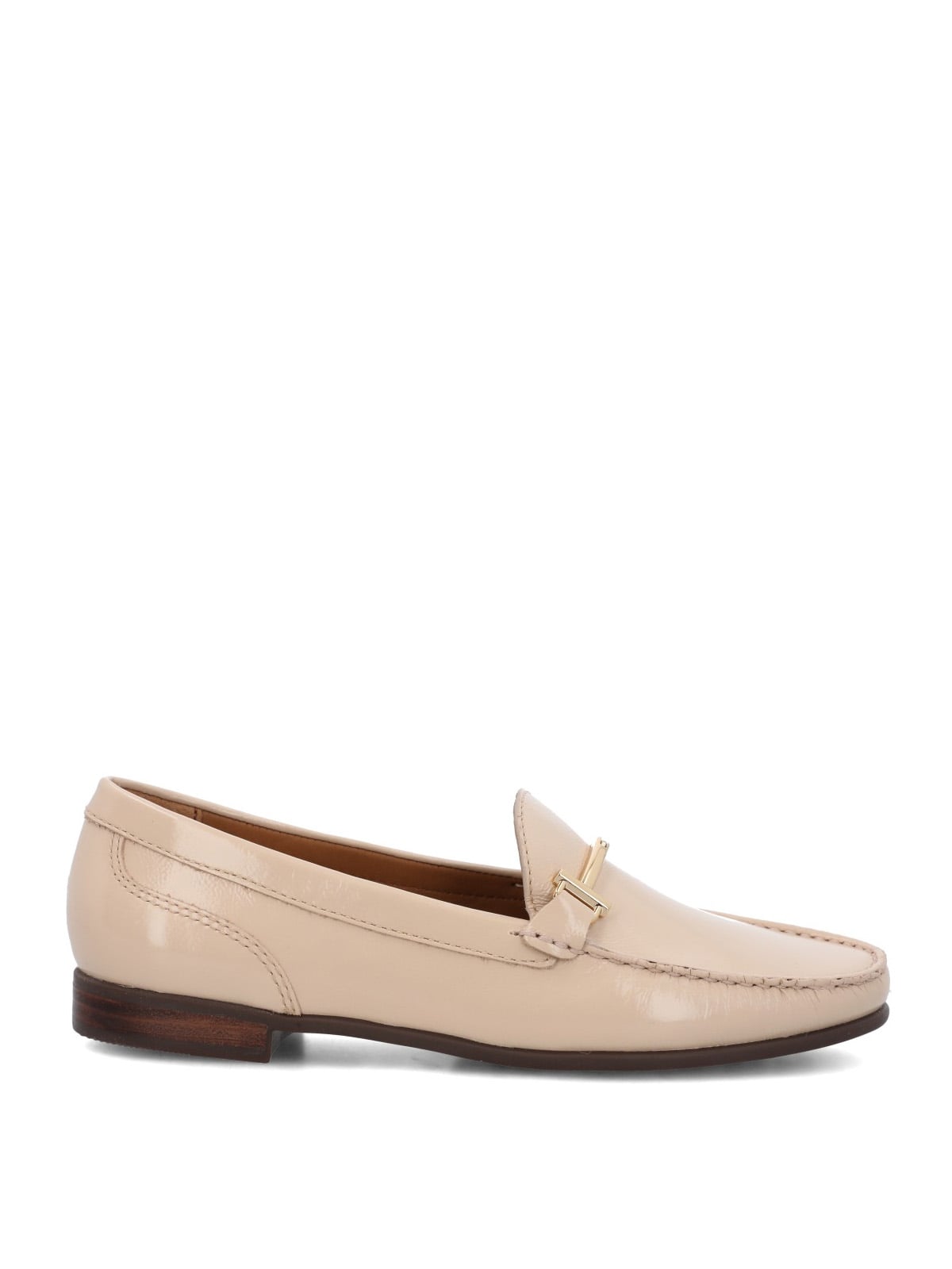 MOCASIN CUERO MUJER BARTA BEIGE/CRUDO HUSH PUPPIES - 1