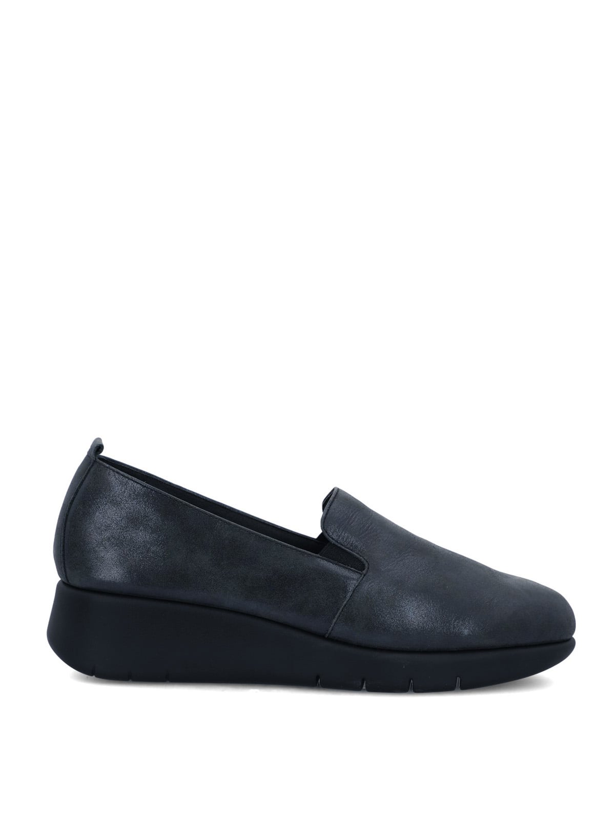 SLIP ON CUERO MUJER JUDITA METALIZADO HUSH PUPPIES - 1
