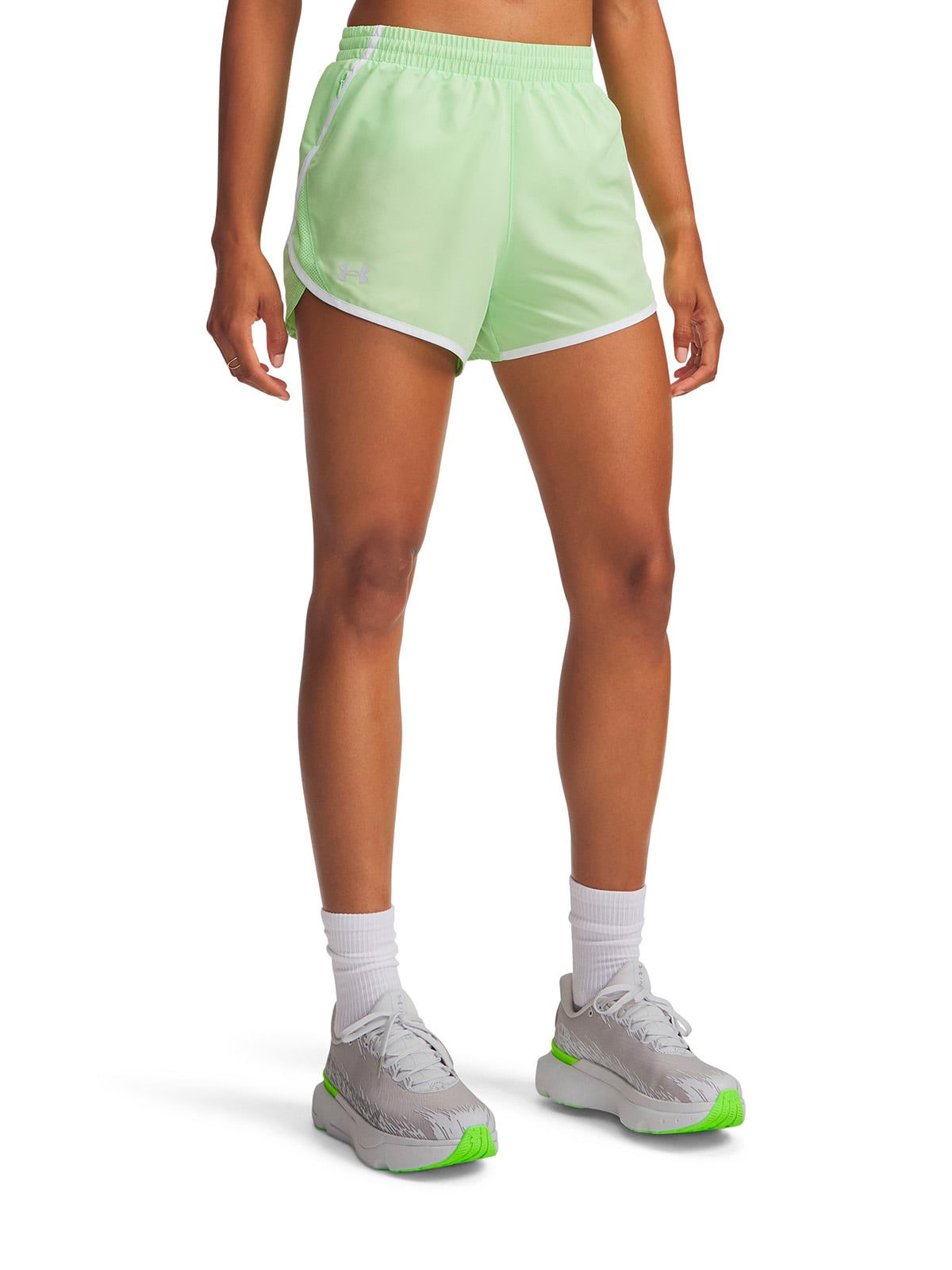 UNDER ARMOUR SHORT UA FLY-BY 3' VERDE MUJER UNDER ARMOUR