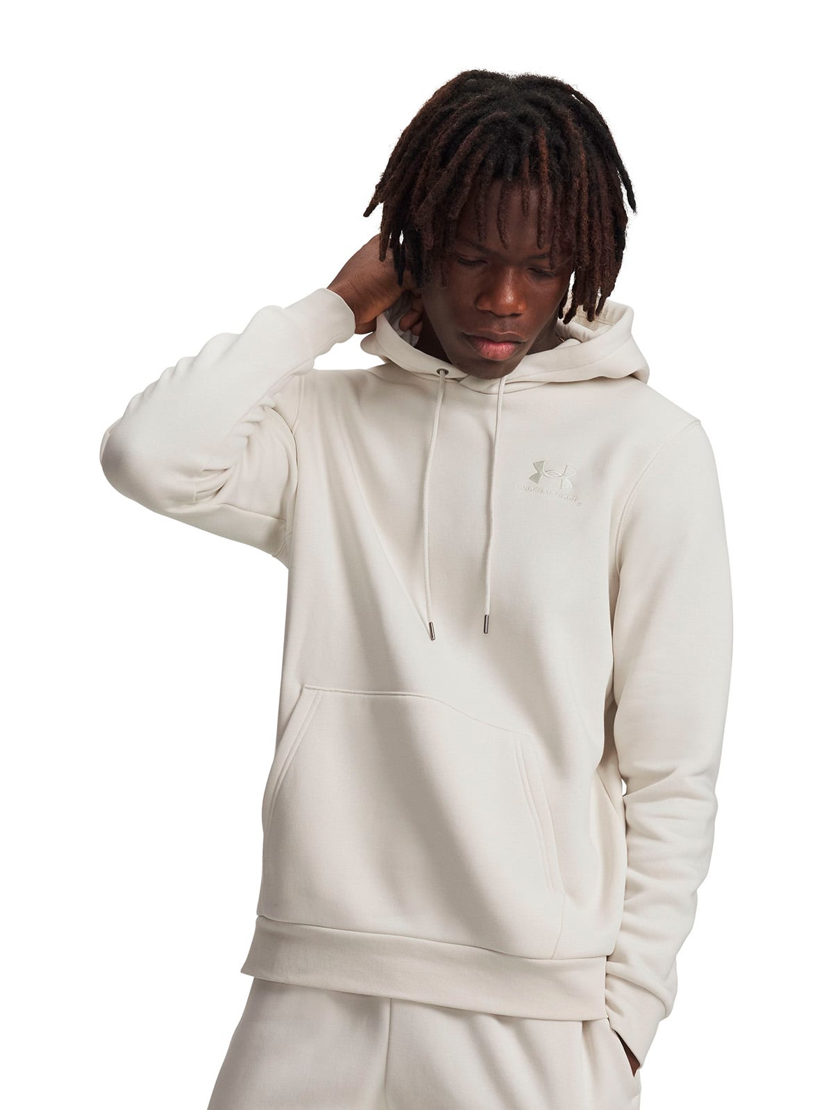 UNDER ARMOUR POLERON UA ICON FLEECE BLANCO HOMBRE UNDER ARMOUR