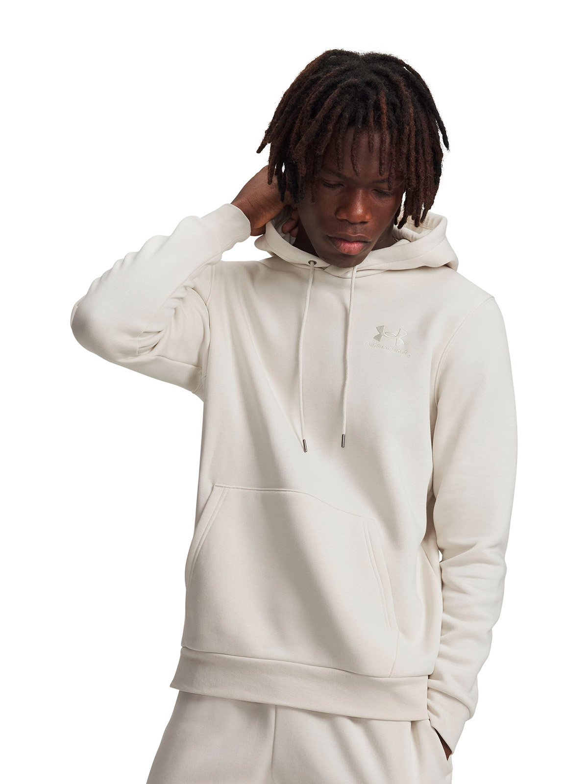 UNDER ARMOUR POLERON UA ICON FLEECE BLANCO HOMBRE UNDER ARMOUR