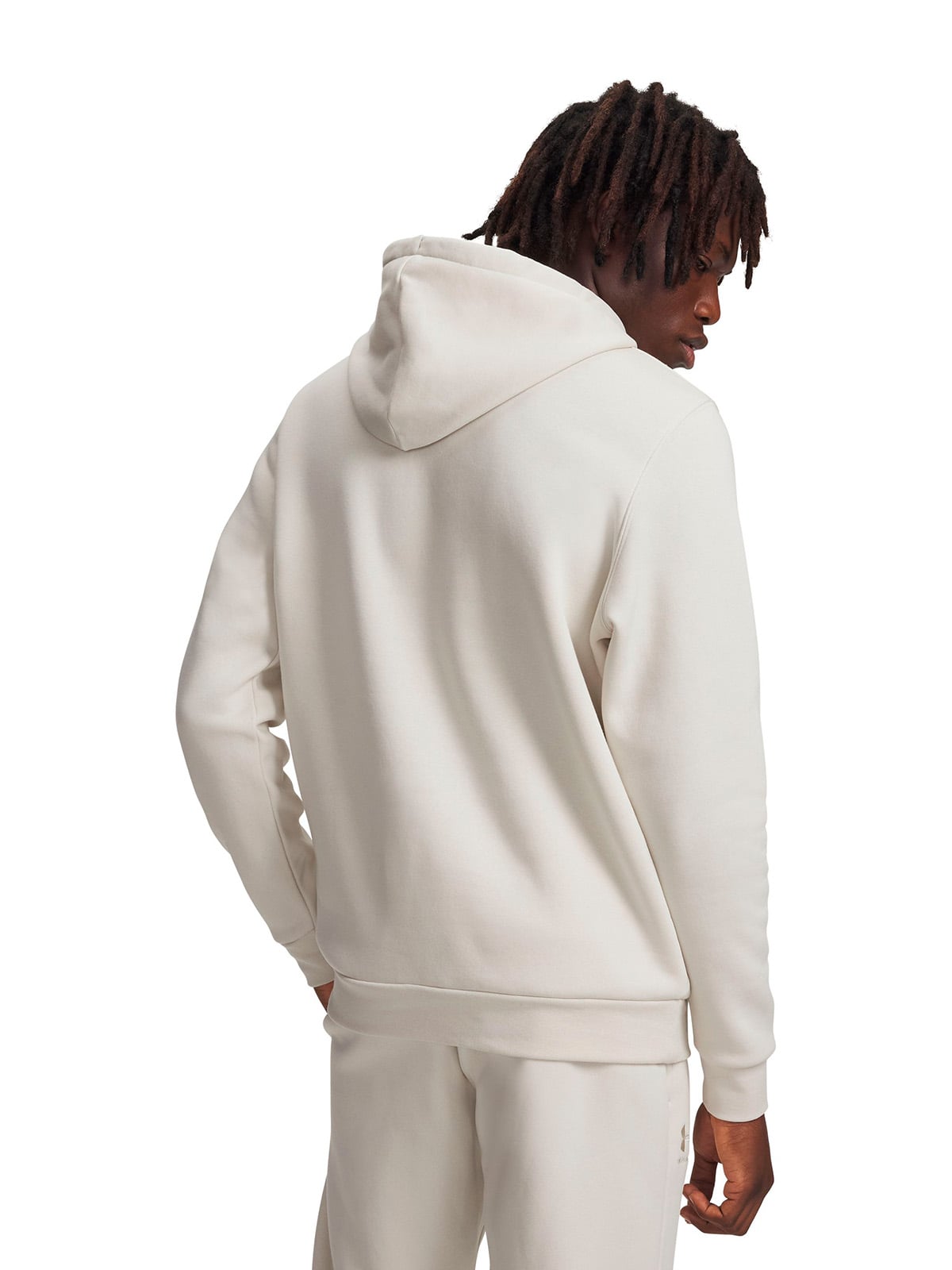 POLERON UA ICON FLEECE BLANCO HOMBRE UNDER ARMOUR - 2