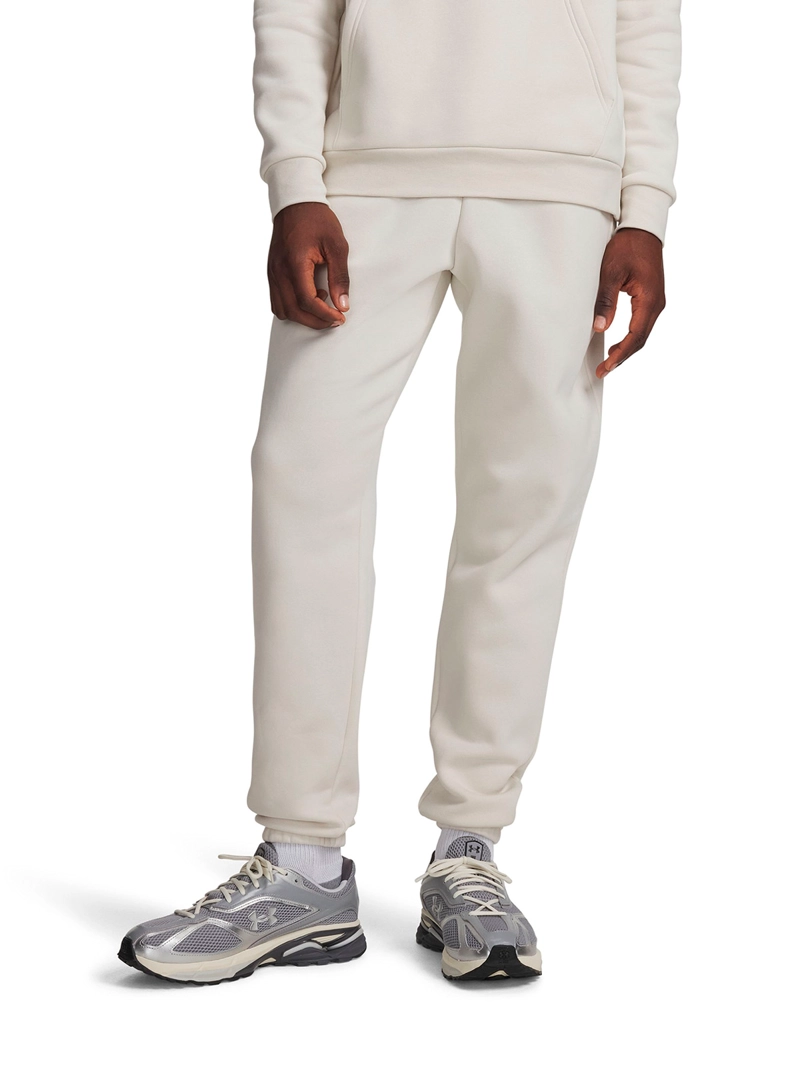 JOGGER UA ICON FLEECE BLANCO HOMBRE UNDER ARMOUR - 1