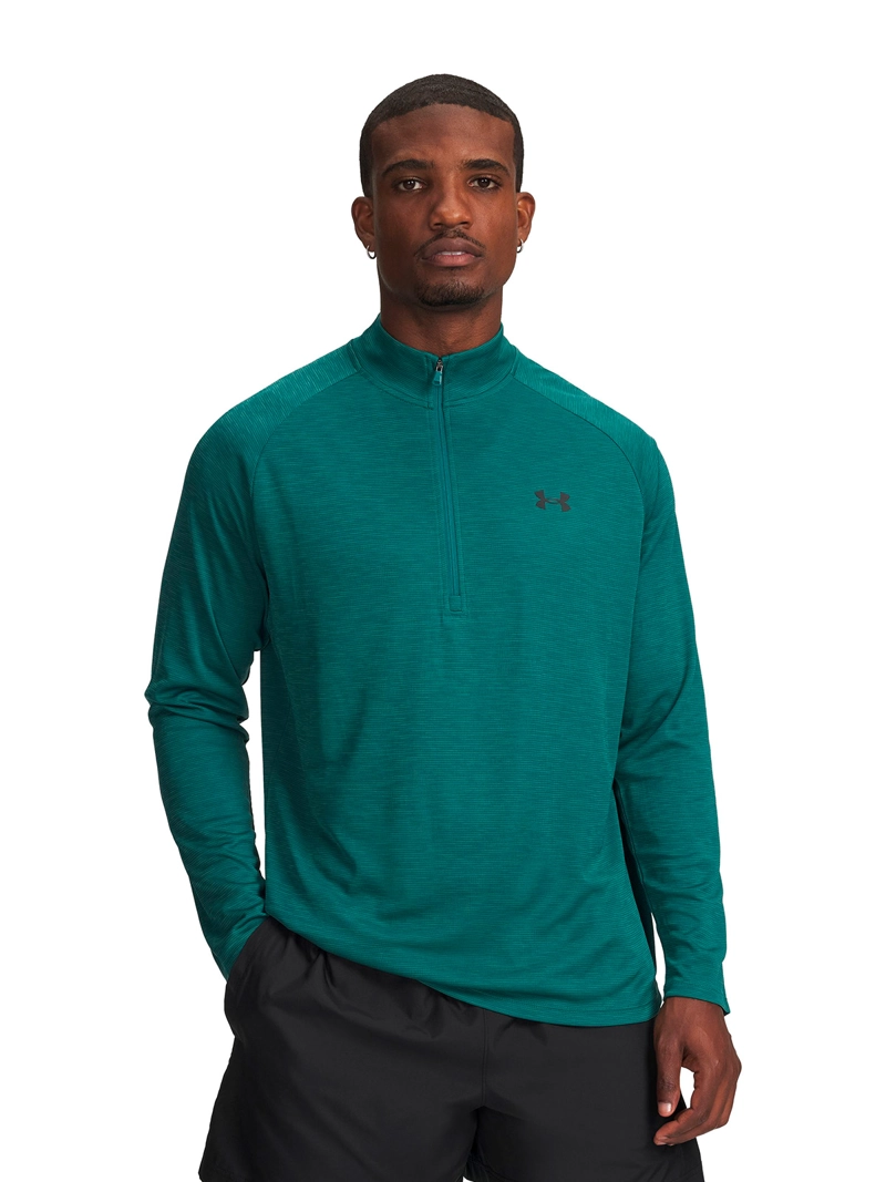 UNDER ARMOUR POLERON UA TECH TEXTURED VERDE HOMBRE UNDER ARMOUR