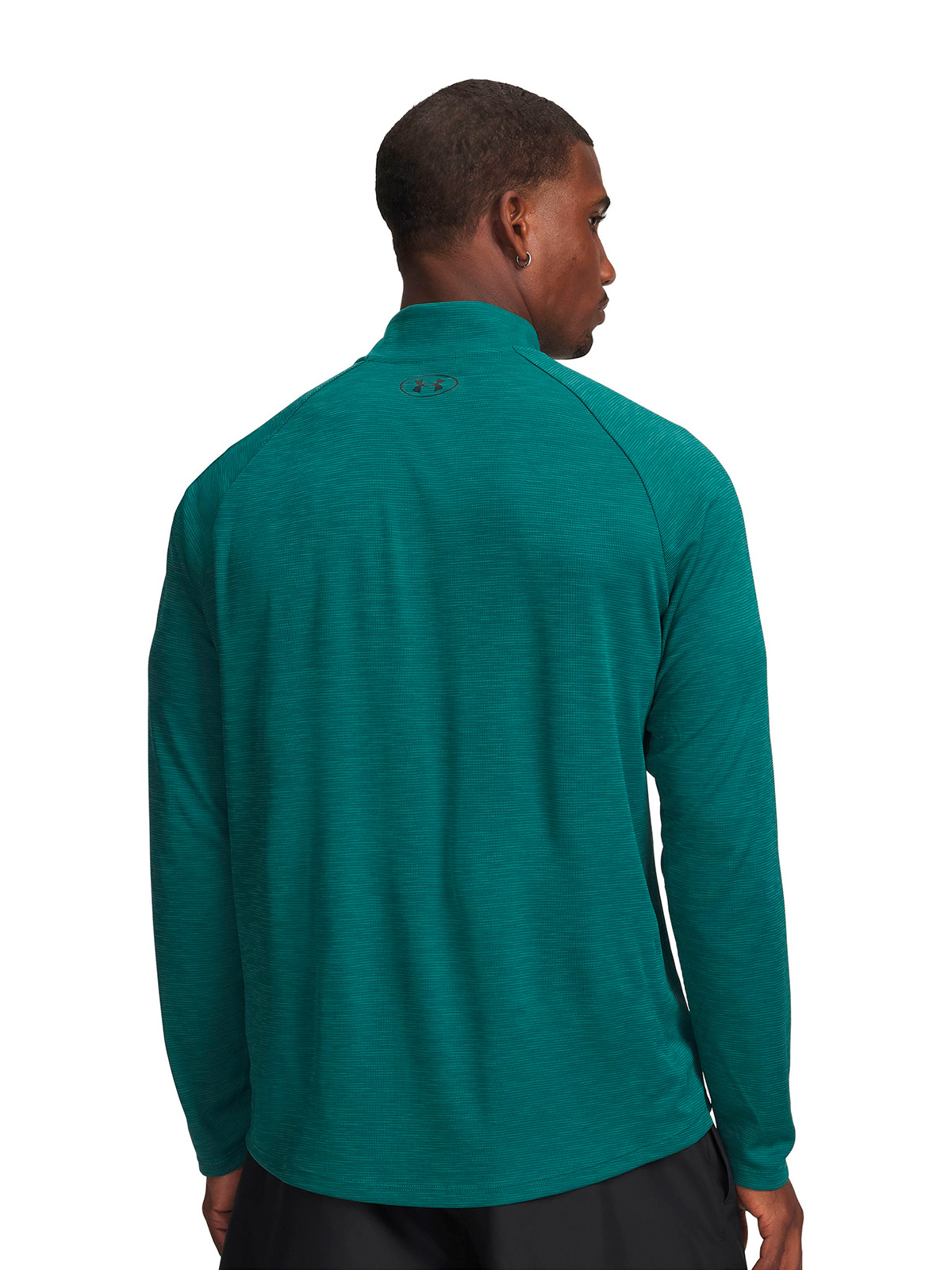 POLERON UA TECH TEXTURED VERDE HOMBRE UNDER ARMOUR - 2