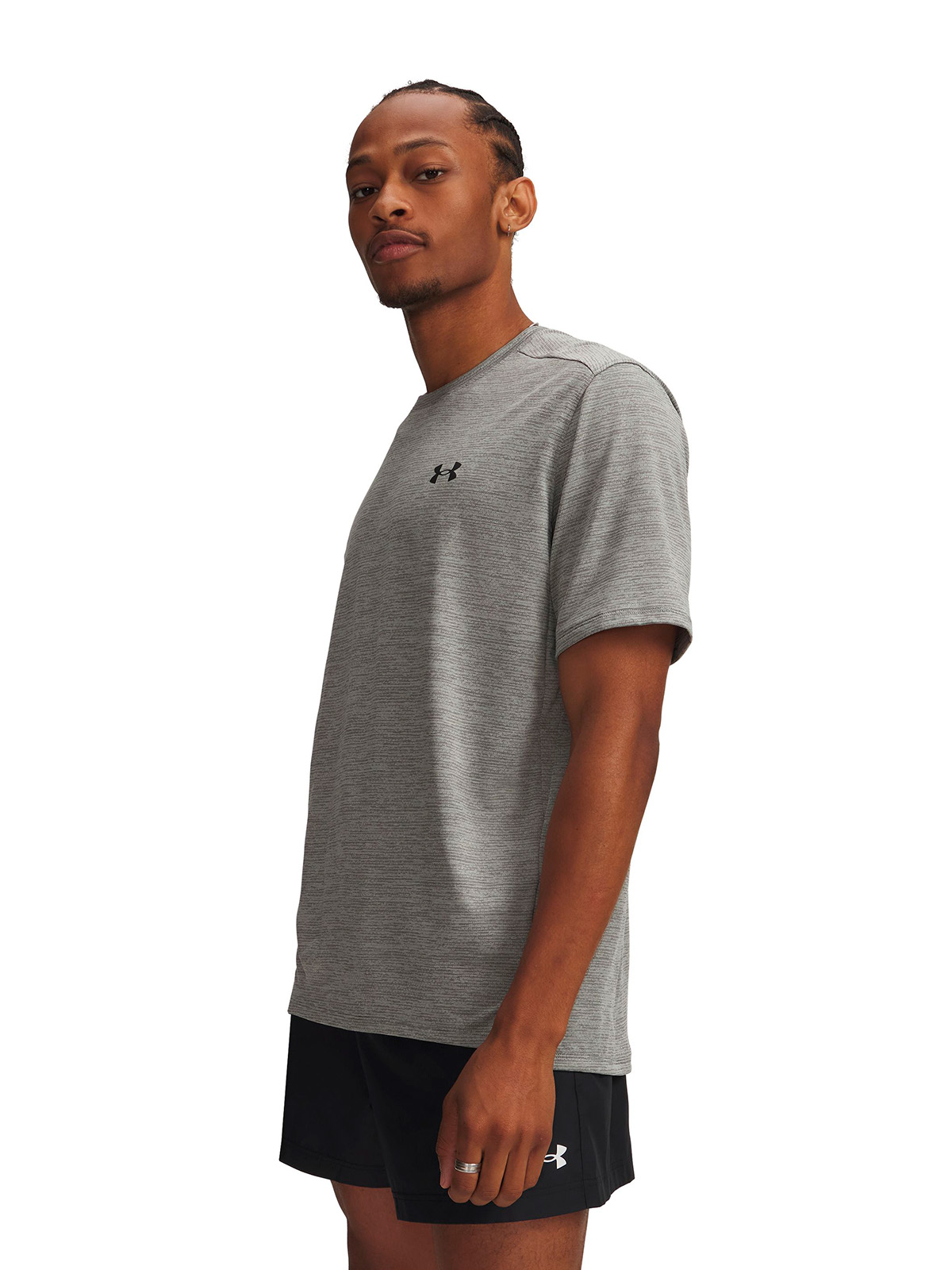POLERA M/C UA TECH VENT GRIS HOMBRE UNDER ARMOUR - 1