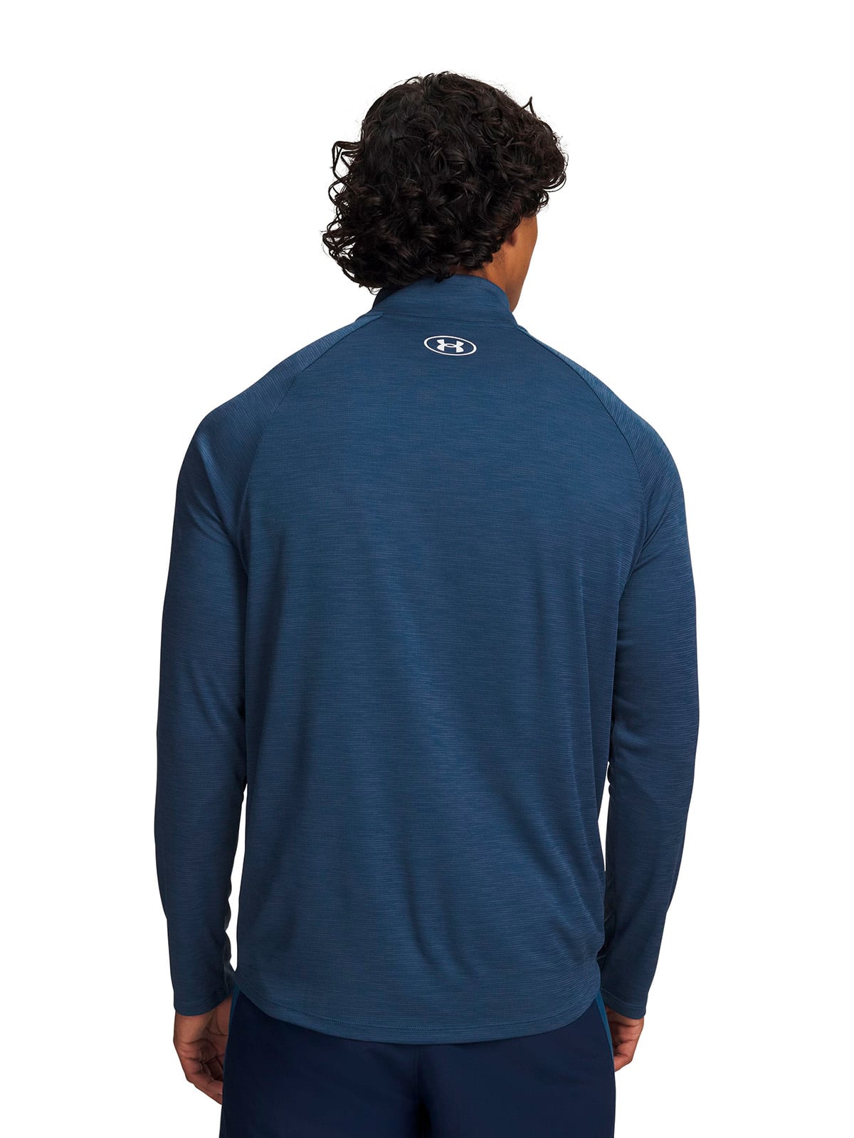 POLERON UA TECH TEXTURED AZUL HOMBRE UNDER ARMOUR - 2