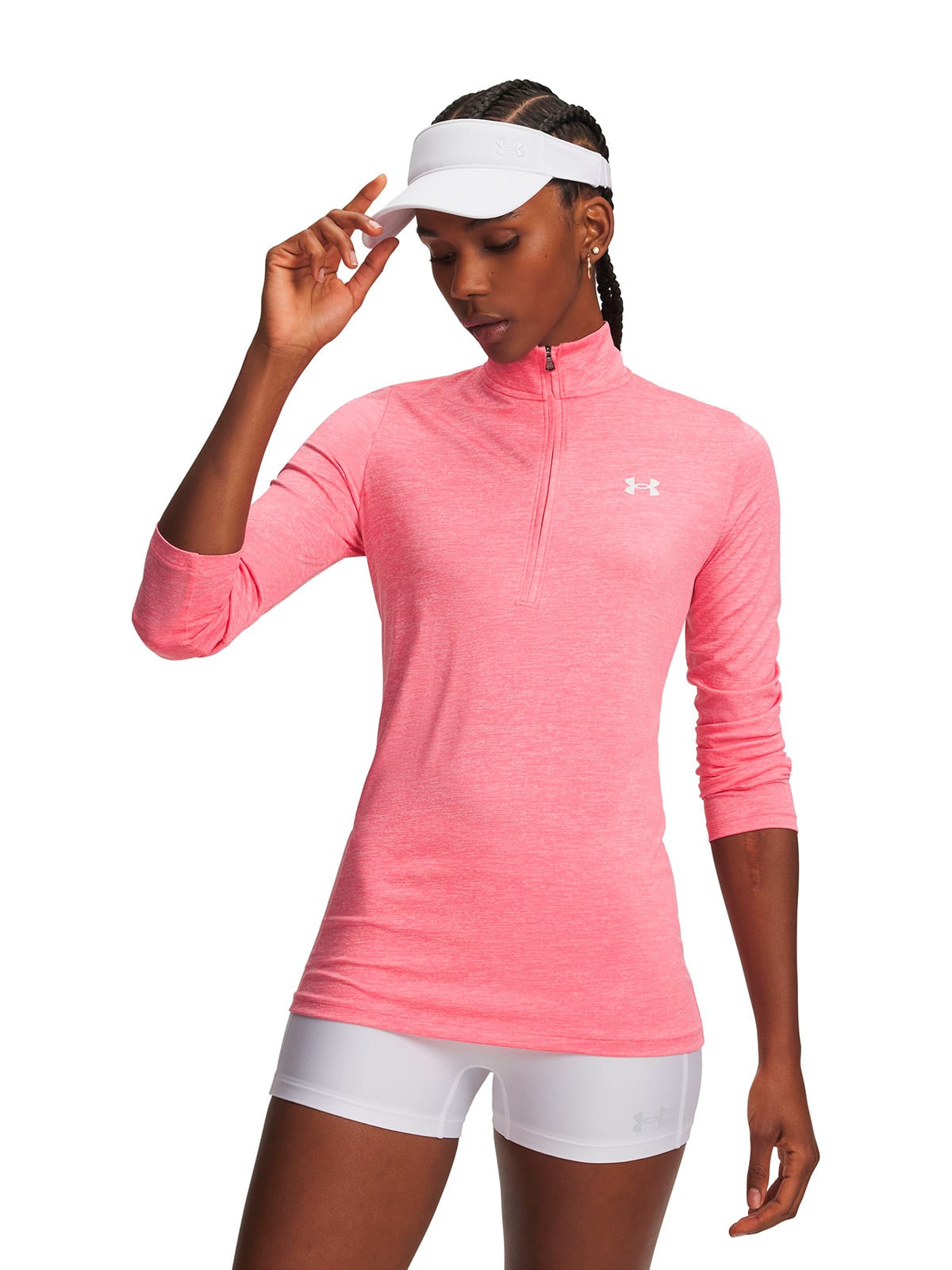 POLERON UA TECH TWIST ROSADO MUJER UNDER ARMOUR - 1
