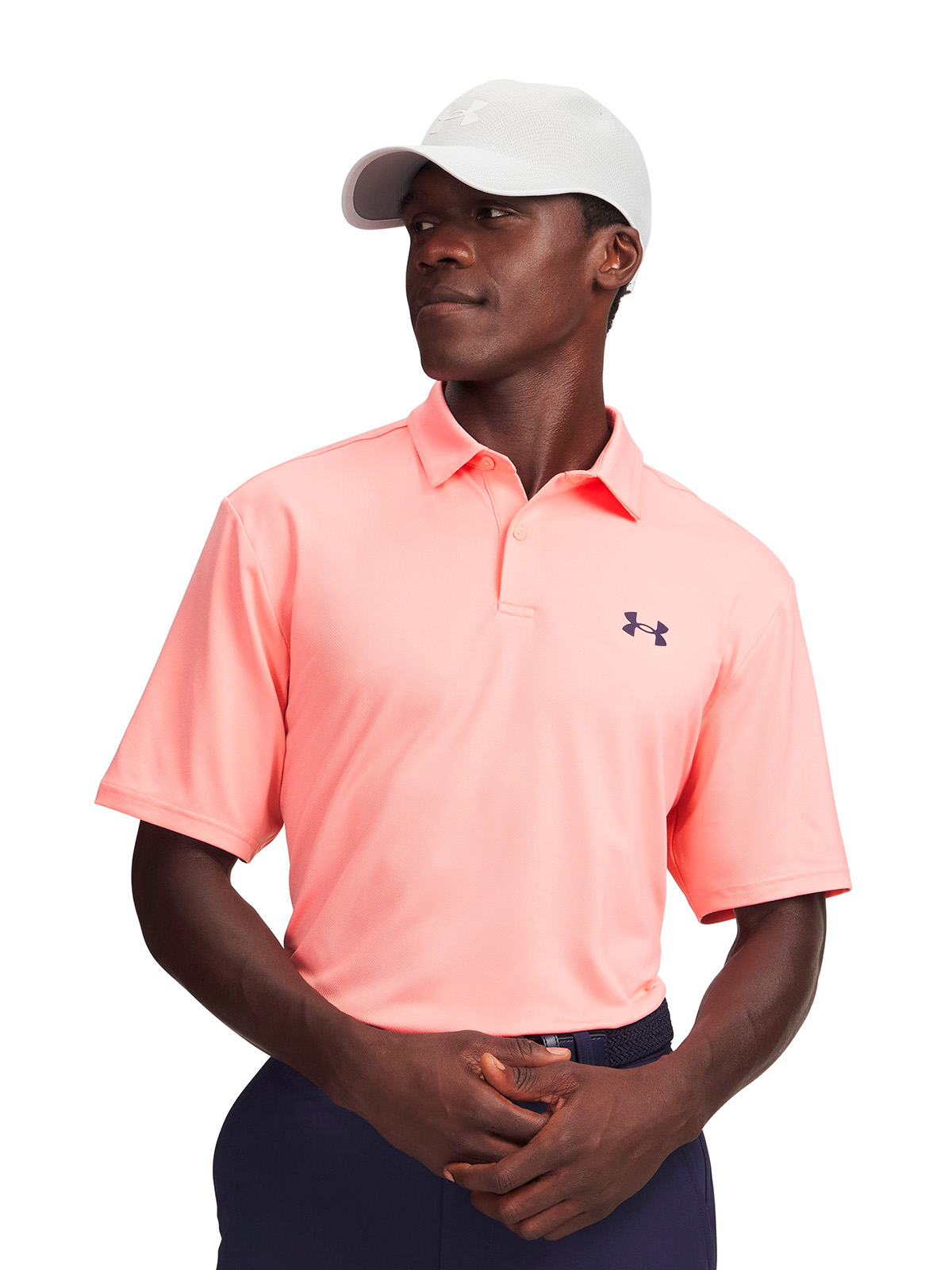 UNDER ARMOUR POLERA M/C UA MATCHPLAY ROSADO HOMBRE UNDER ARMOUR