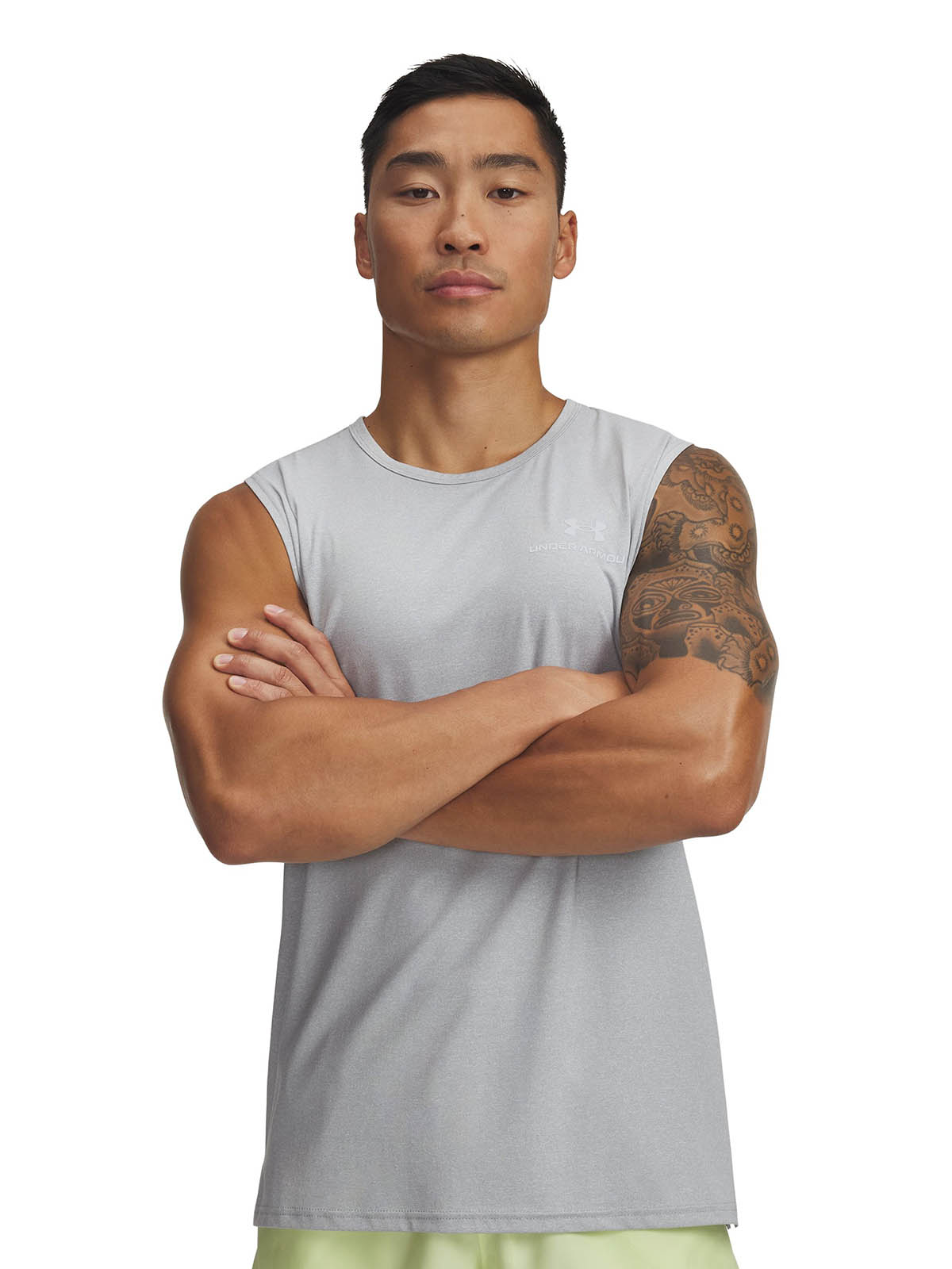 POLERA S/M UA VANISH ENERGYS GRIS HOMBRE UNDER ARMOUR - 1