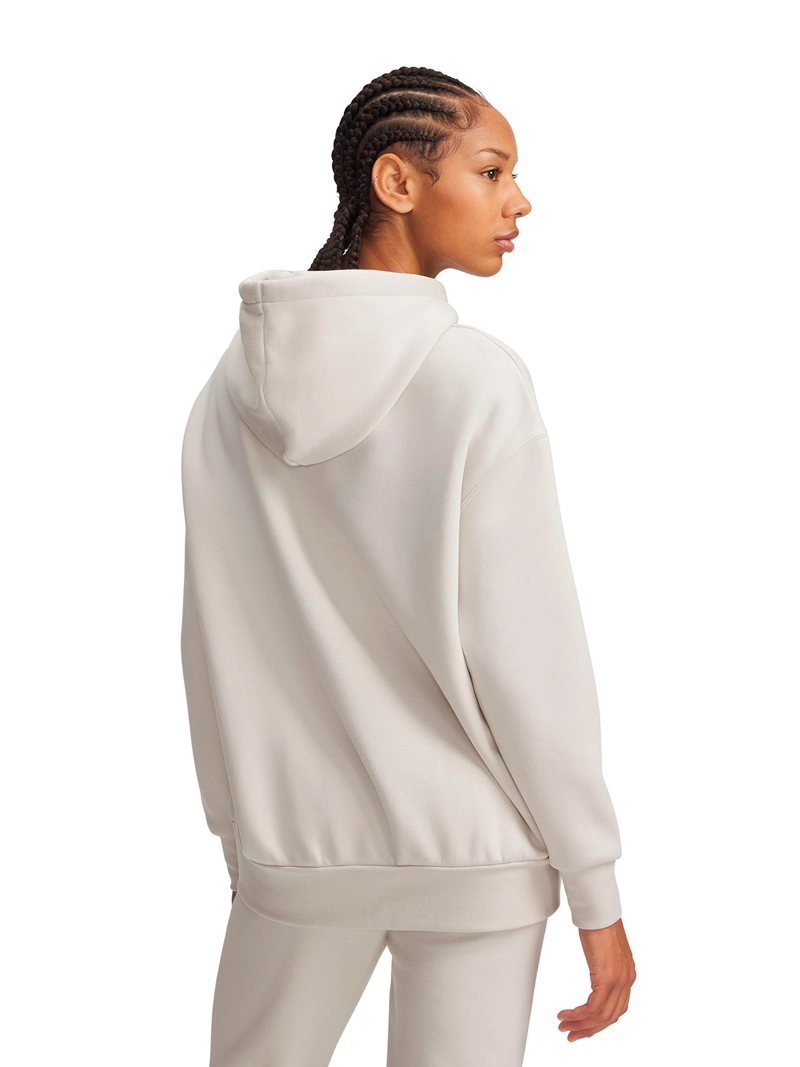 POLERONE OVERSIZED UA ICON FLEEC BLANCO MUJER UNDER ARMOUR - 2