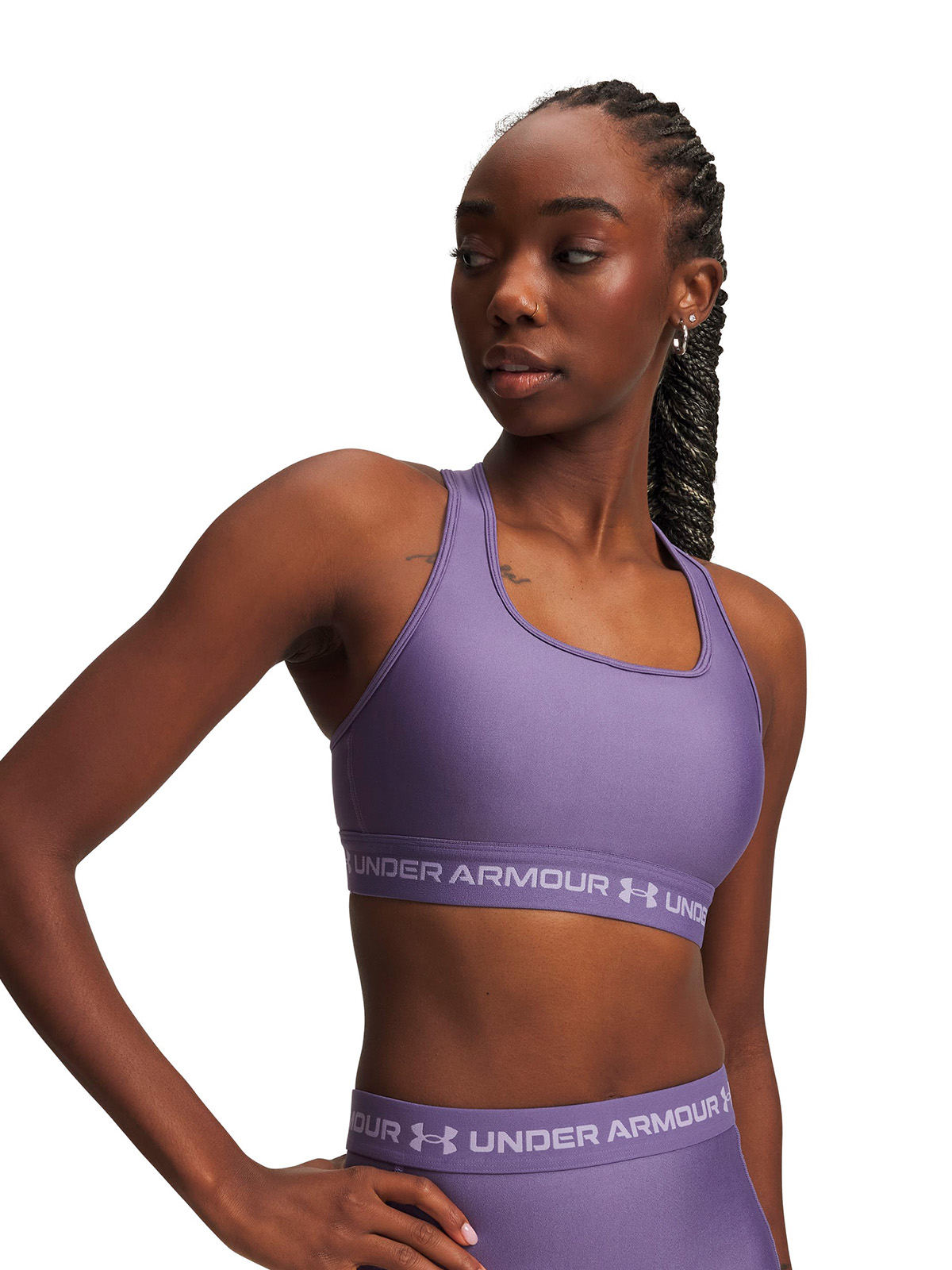 PETO UA ARMOUR MID CROSSBACK MORADO MUJER UNDER ARMOUR - 1