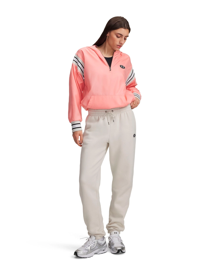 JOGGER UA ICON FLEECE BLANCO MUJER UNDER ARMOUR - 4