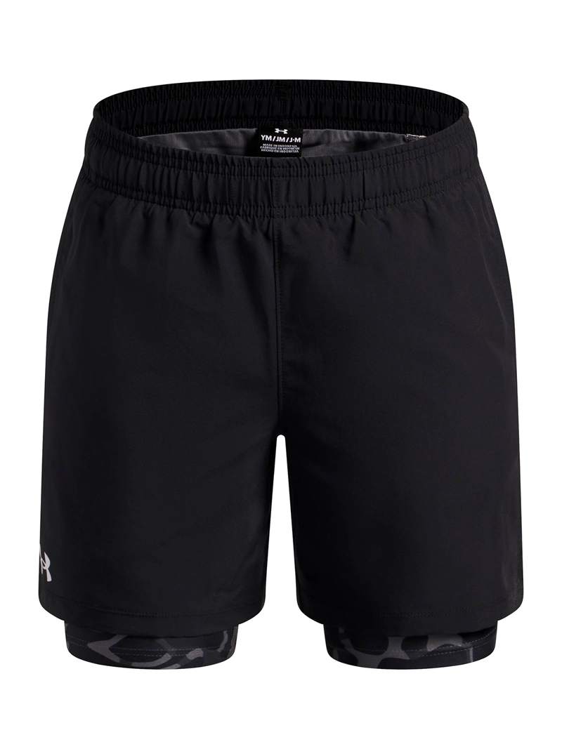 SHORT UA TECH WOVEN 2 EN 1 NEGRO NIÑO UNDER ARMOUR - 1