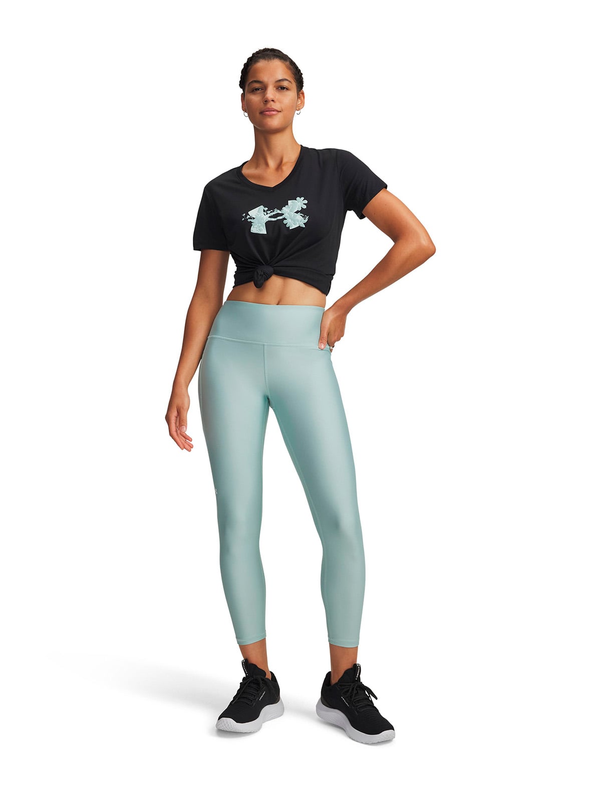 CALZA UA TECH AZUL MUJER UNDER ARMOUR - 4