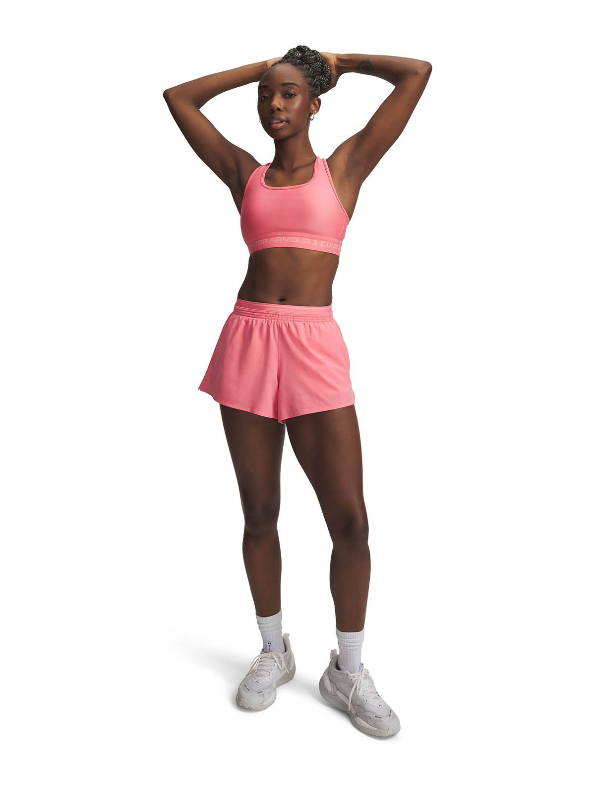 SHORT UA VANISH WOVEN 3' ROSADO MUJER UNDER ARMOUR - 4