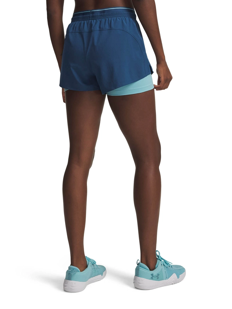 SHORT UA VANISH WOVEN 2 EN 1 AZUL MUJER UNDER ARMOUR - 2