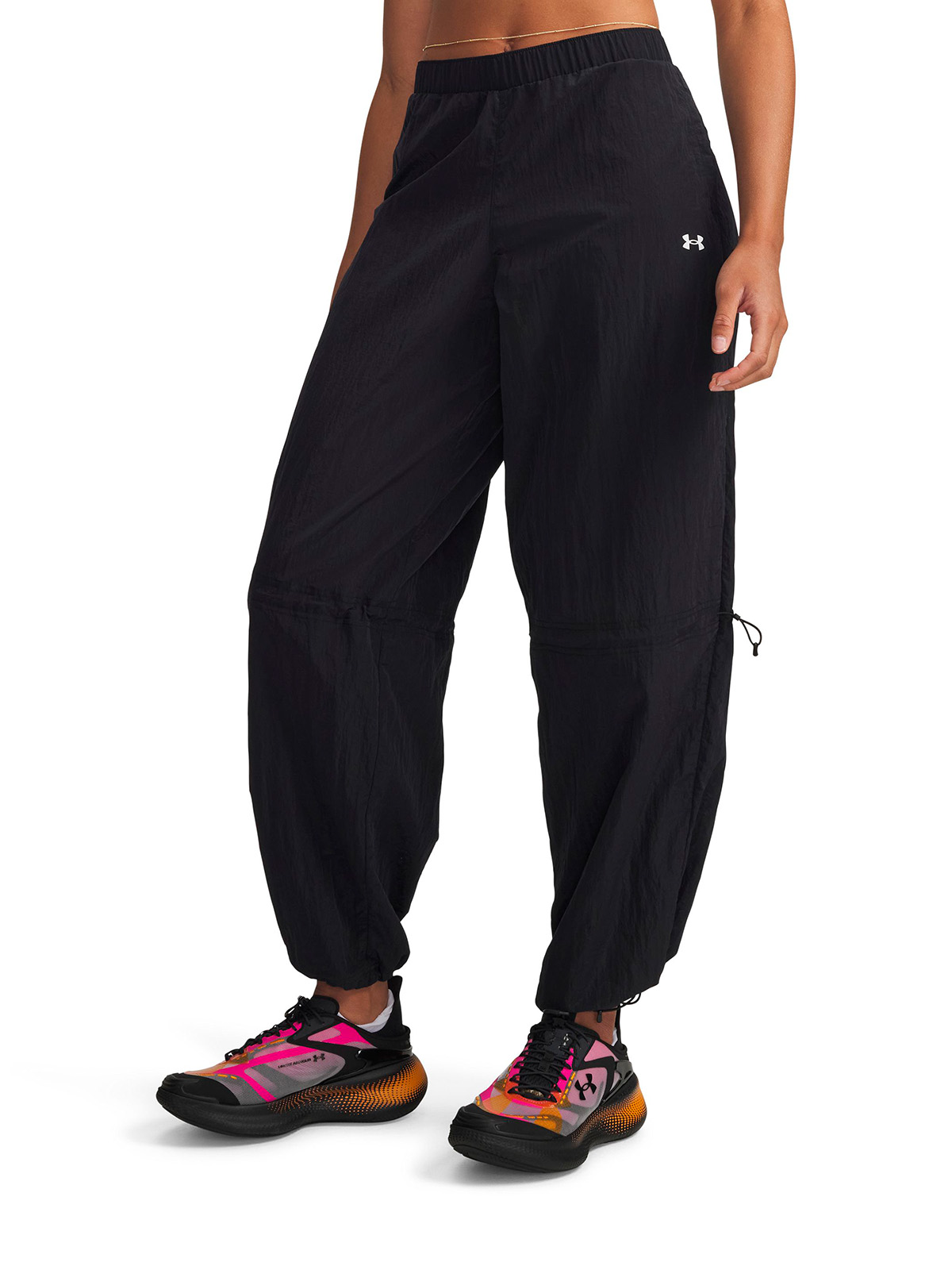 UNDER ARMOUR PANTALON UA RIVAL WOVEN BUNGEE PANTS NEGRO MUJER UNDER ARMOUR