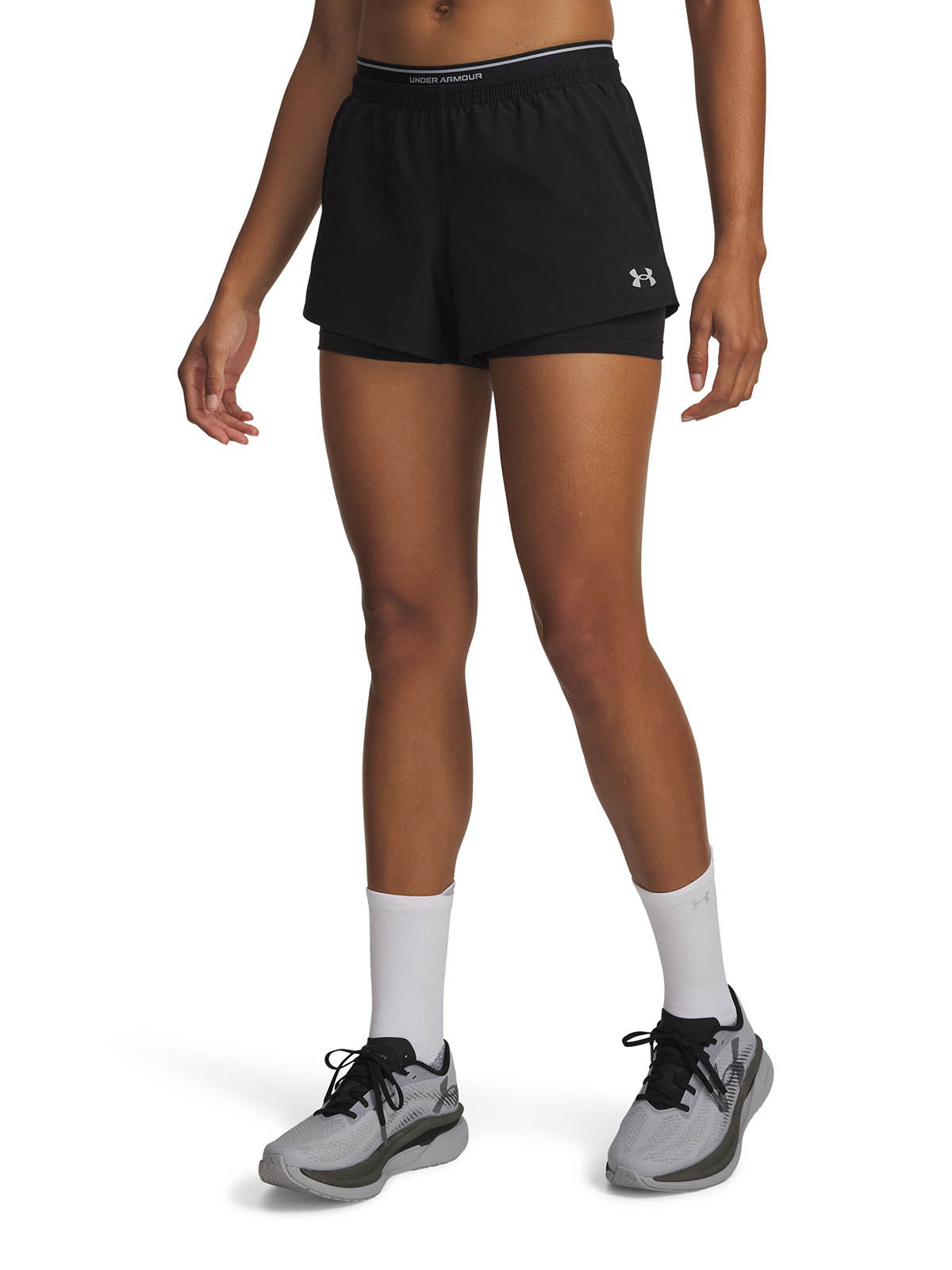 UNDER ARMOUR SHORT UA VANISH WOVEN 2 EN 1 NEGRO MUJER UNDER ARMOUR