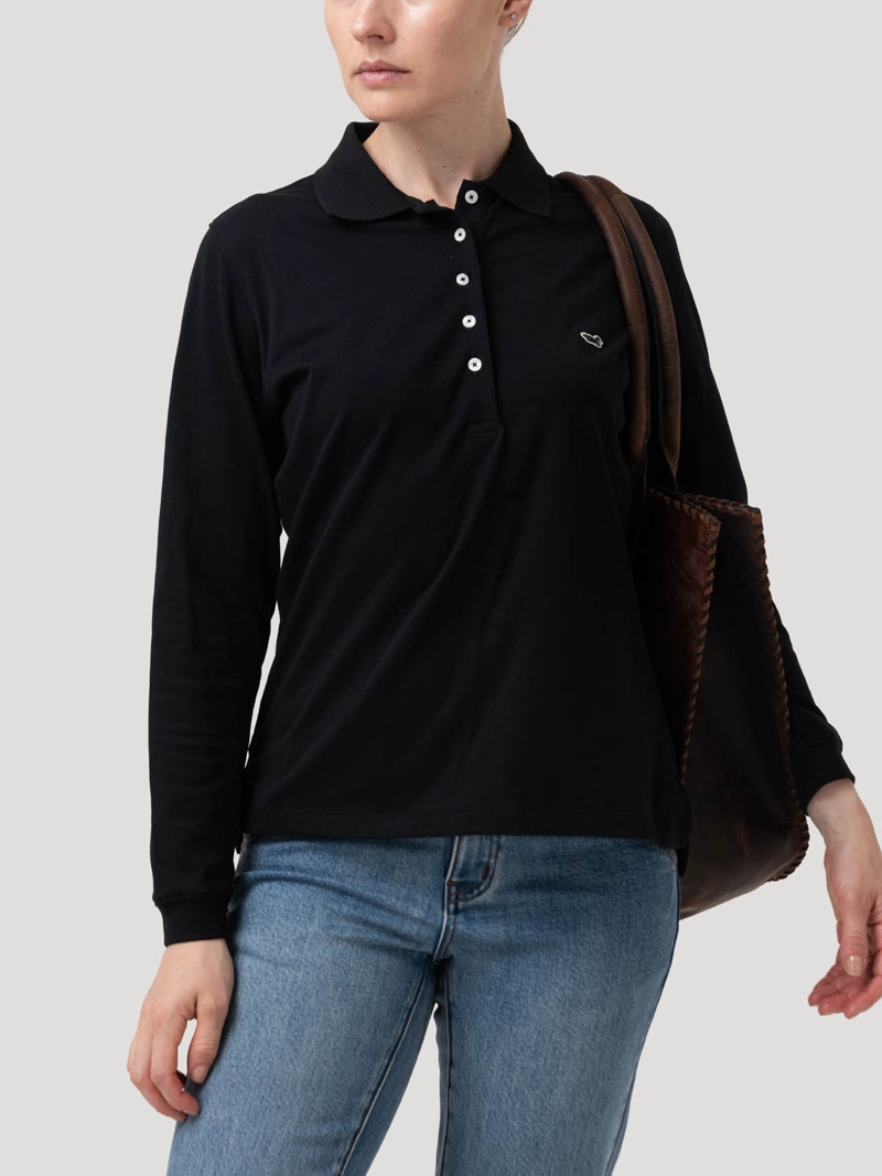POLERA ALGODON MUJER GODWIN AZUL ROCKFORD - 5