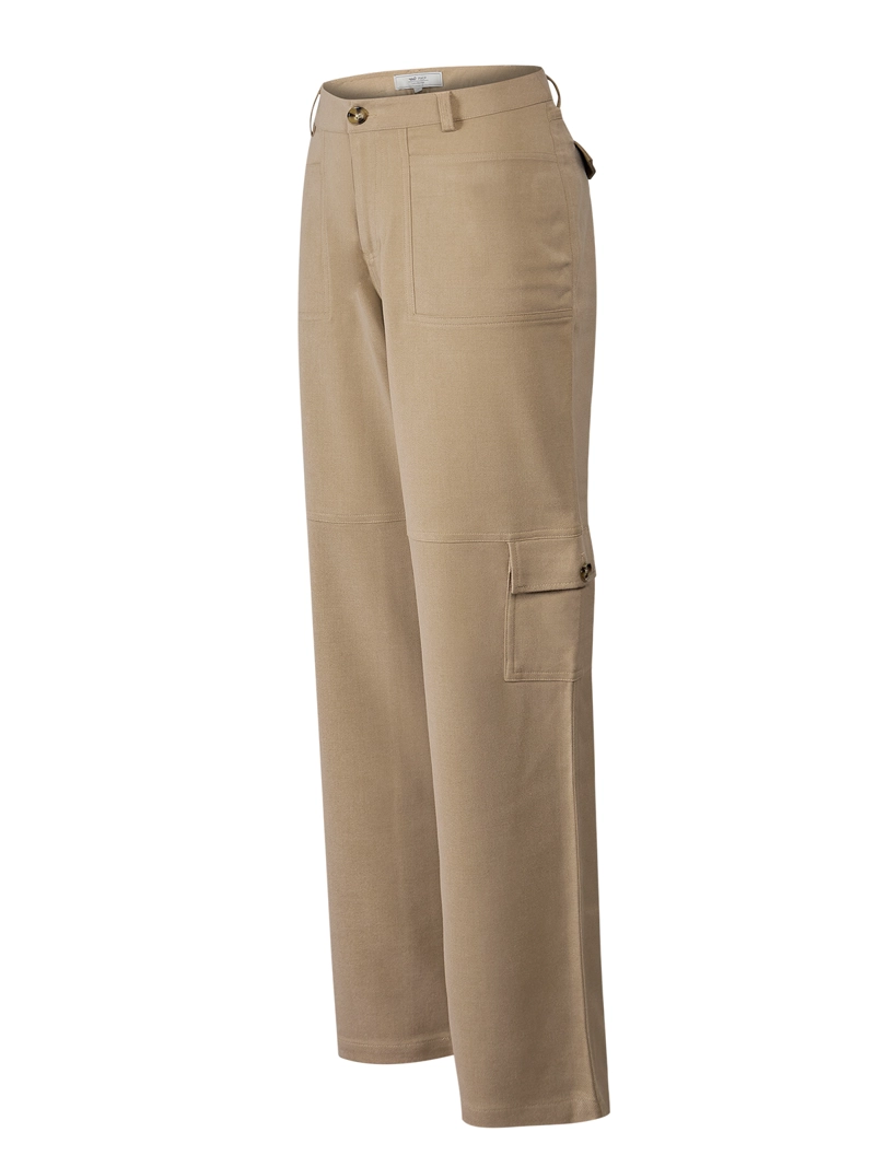 PANTALON POLIE STER RECICLADO MUJER NOA BEIGE ROCKFORD - 1