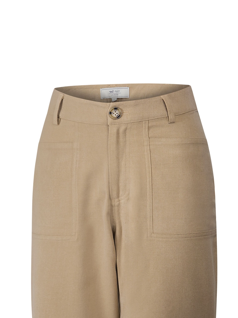 PANTALON POLIE STER RECICLADO MUJER NOA BEIGE ROCKFORD - 4