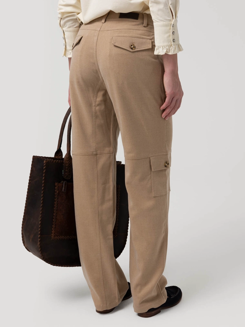 PANTALON POLIE STER RECICLADO MUJER NOA BEIGE ROCKFORD - 6