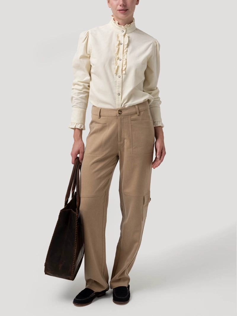 PANTALON POLIE STER RECICLADO MUJER NOA BEIGE ROCKFORD - 9