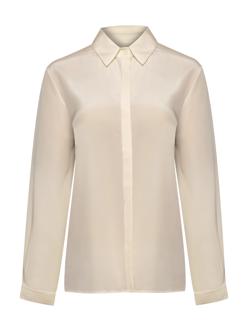 BLUSA SEDA MUJER ROSE BLANCO ROCKFORD - 1