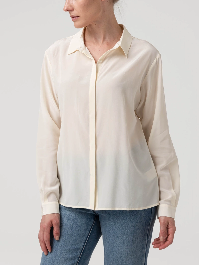 BLUSA SEDA MUJER ROSE BLANCO ROCKFORD - 5