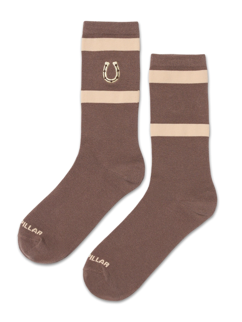 CALCETIN HOMBRE AOP CREW SOCK CAFE  CAT - 1