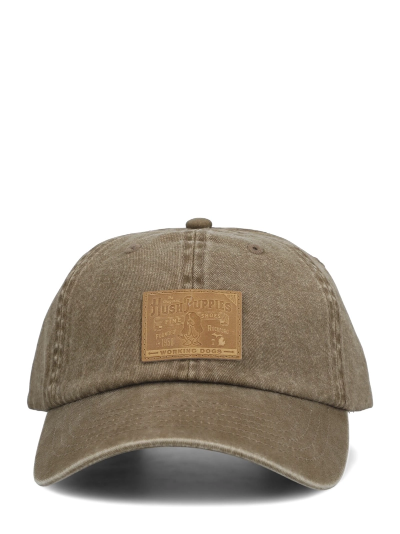GORRO ALGODON ORGANICO UNISEX HP CAP DOG PATCH CAFE  HUSH PUPPIES - 1