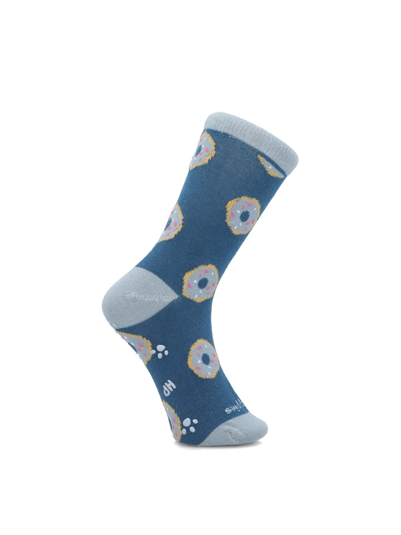 CALCETIN ALGODON NIÑO C DONUTS AZUL HUSH PUPPIES KIDS - 1