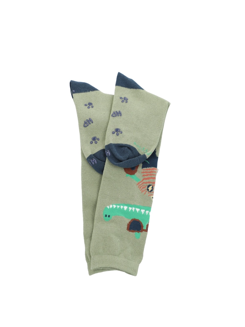 CALCETIN ALGODON NIÑO KH COCODRILE VERDE HUSH PUPPIES KIDS - 3