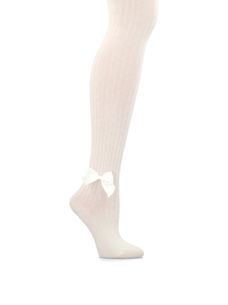 CALCETIN ALGODON NIÑA PANTY BOW CREMA HUSH PUPPIES KIDS - 3
