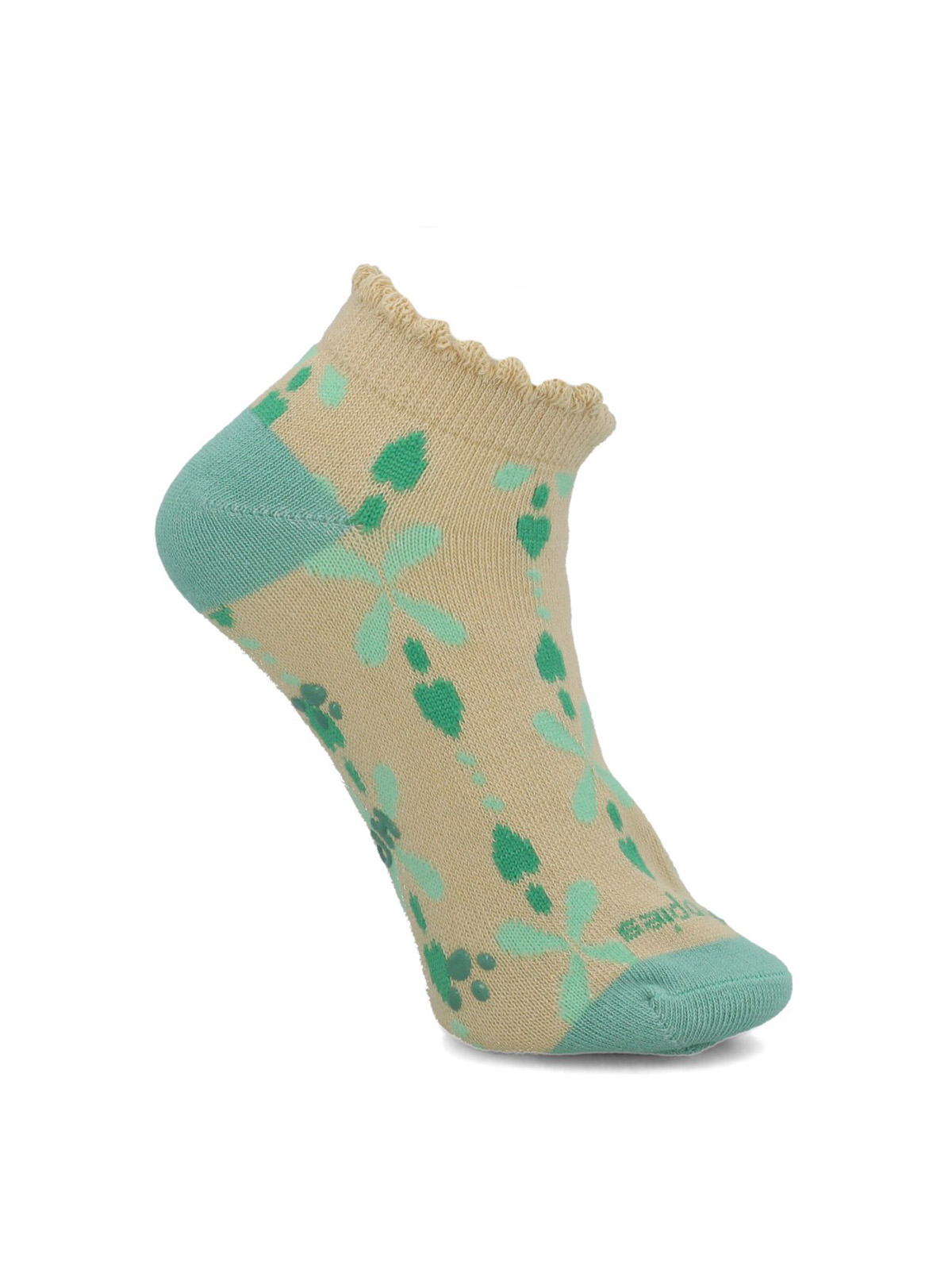 CALCETIN ALGODON NIÑA PED ST HEARTS CREMA HUSH PUPPIES KIDS - 1