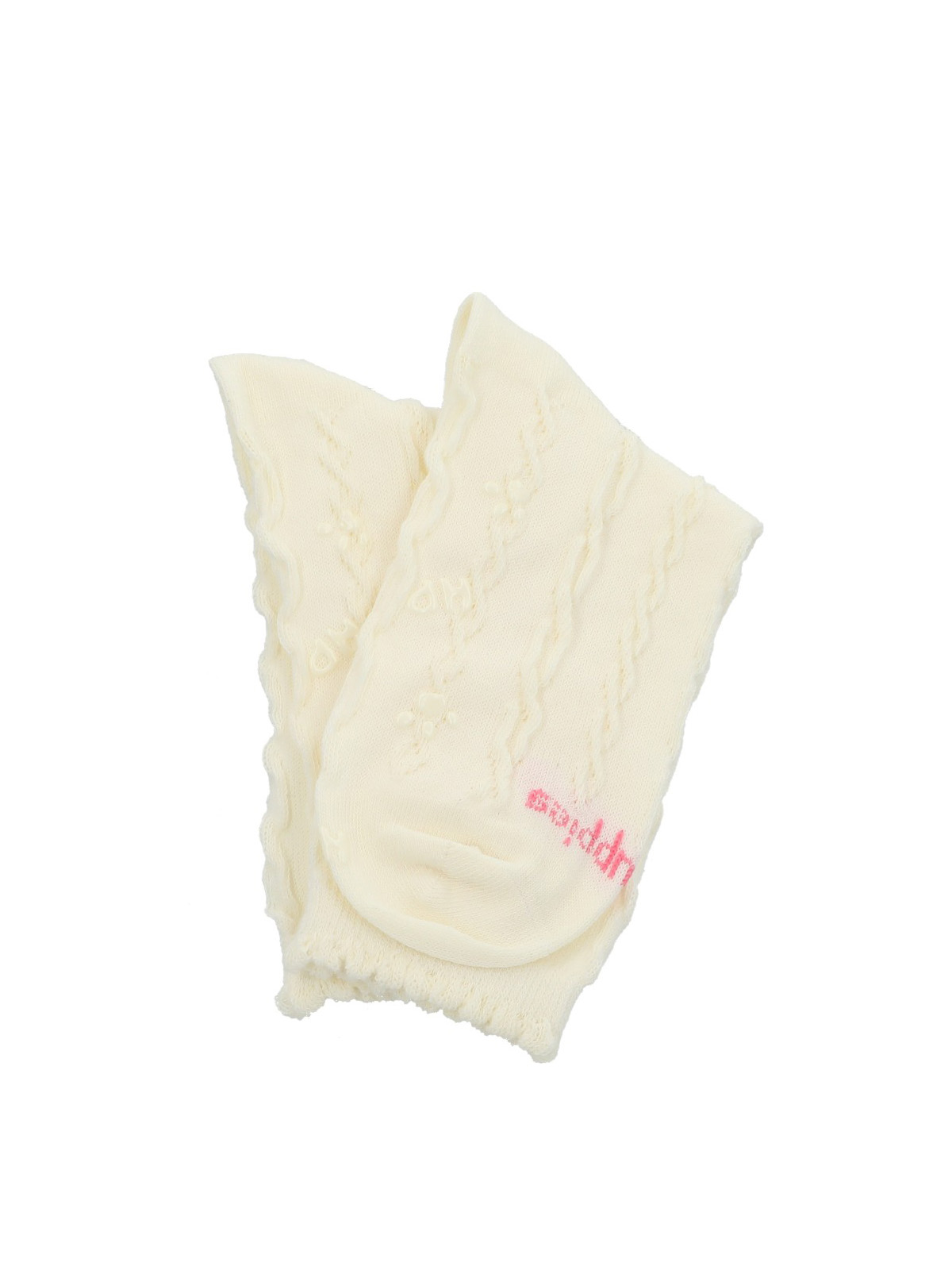 CALCETIN ALGODON NIÑA C TEXTURE CREMA HUSH PUPPIES KIDS - 3