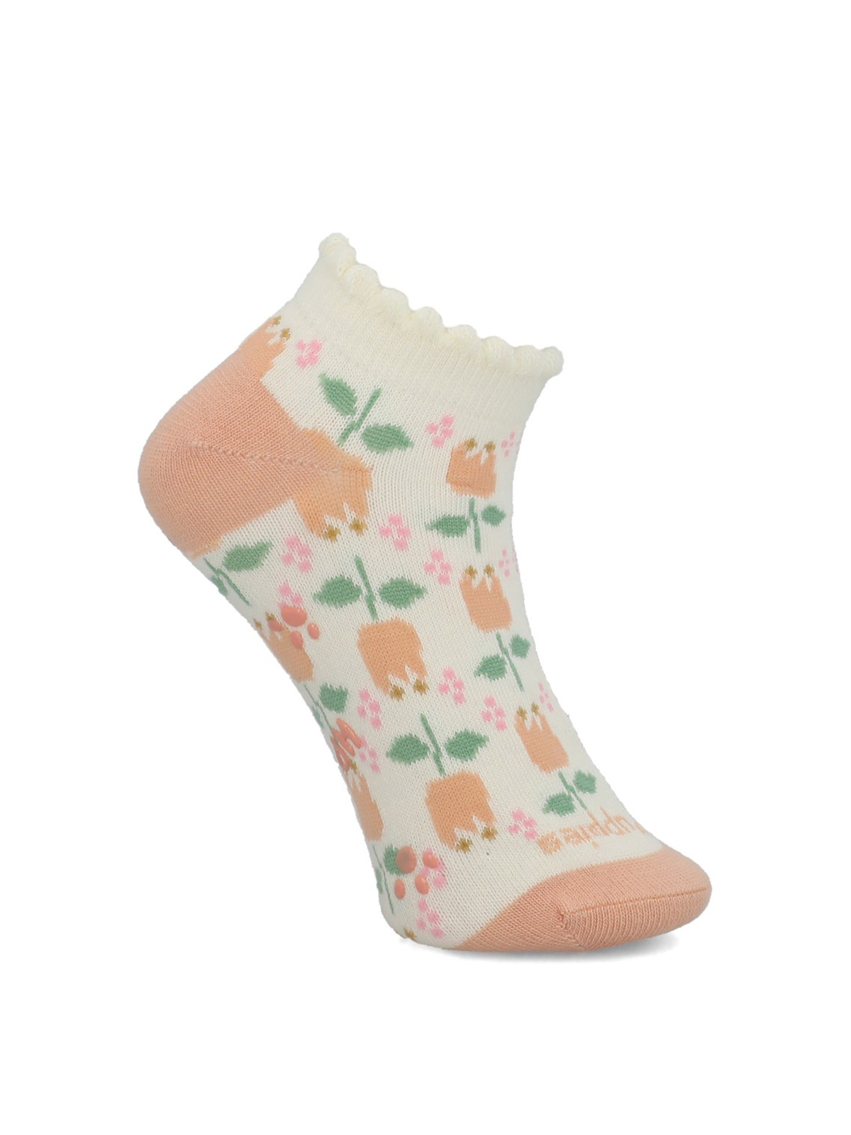 CALCETIN ALGODON NIÑA PED ST TULIP CREMA HUSH PUPPIES KIDS - 1