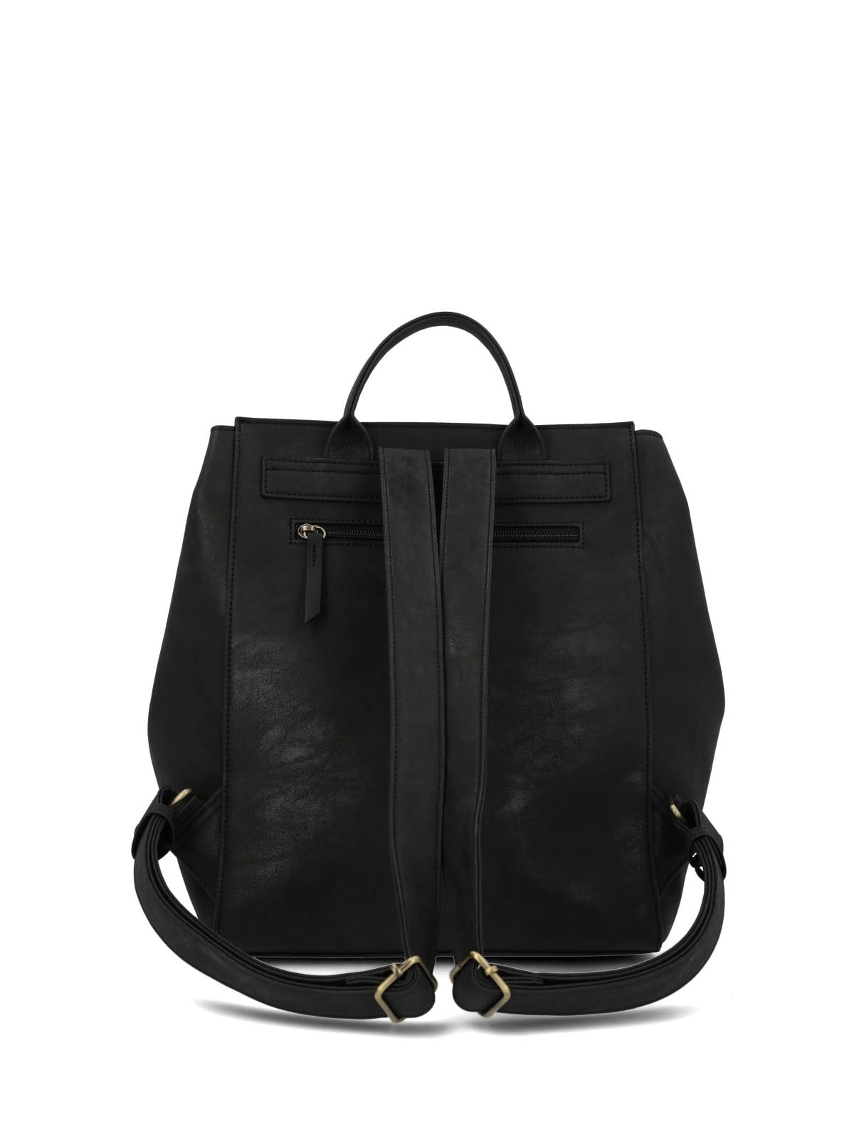 MOCHILA ECOCUERO MUJER DELFI BACK NEGRO HUSH PUPPIES - 3