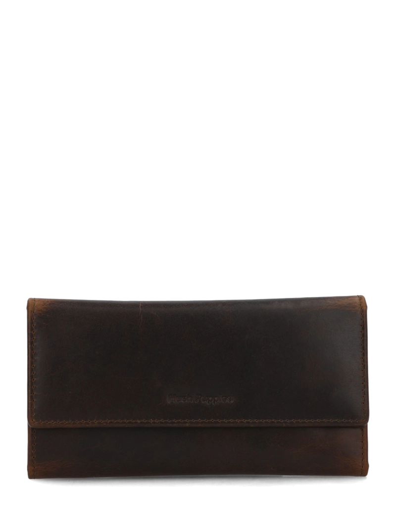 BILLETERA CUERO MUJER ST GRIER FLAP CAFE  HUSH PUPPIES - 1