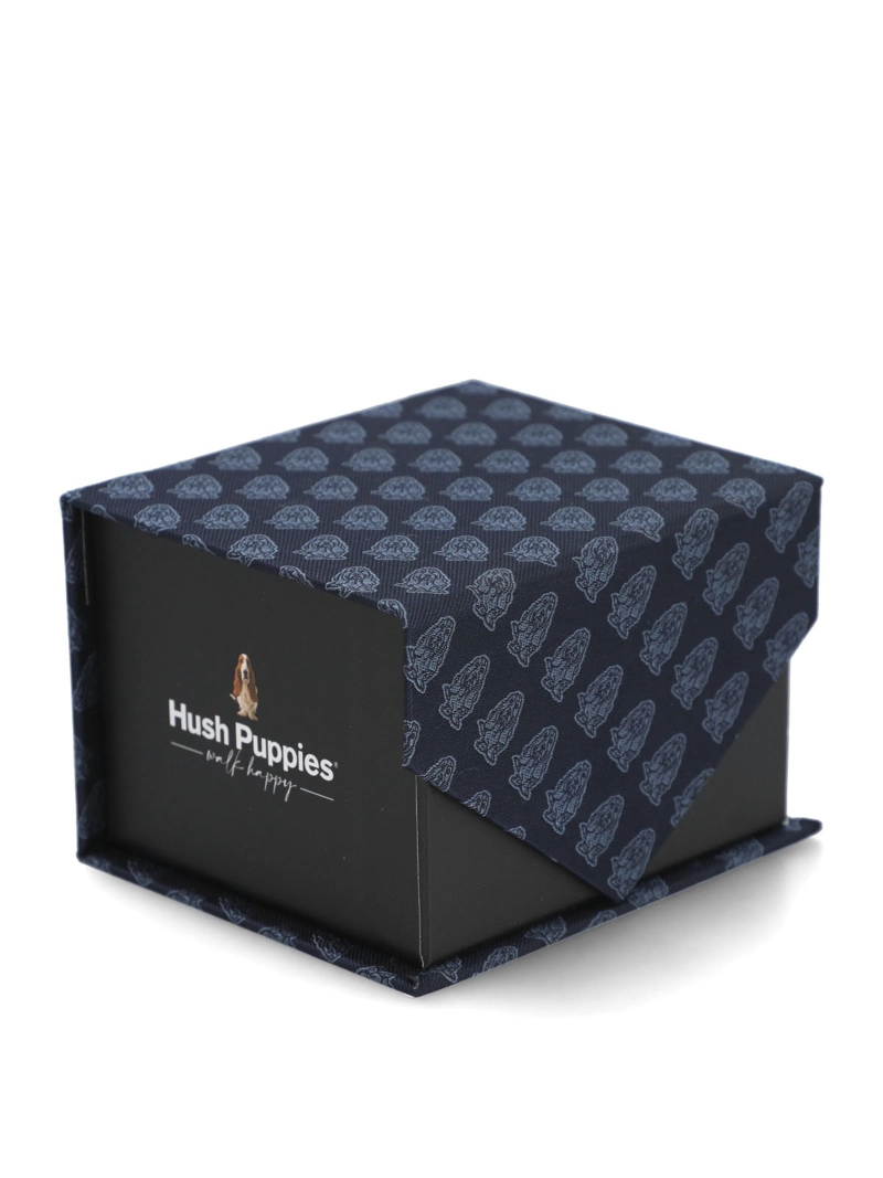 CORBATA SEDA HOMBRE HP TIE DOG AZUL MARINO HUSH PUPPIES - 3