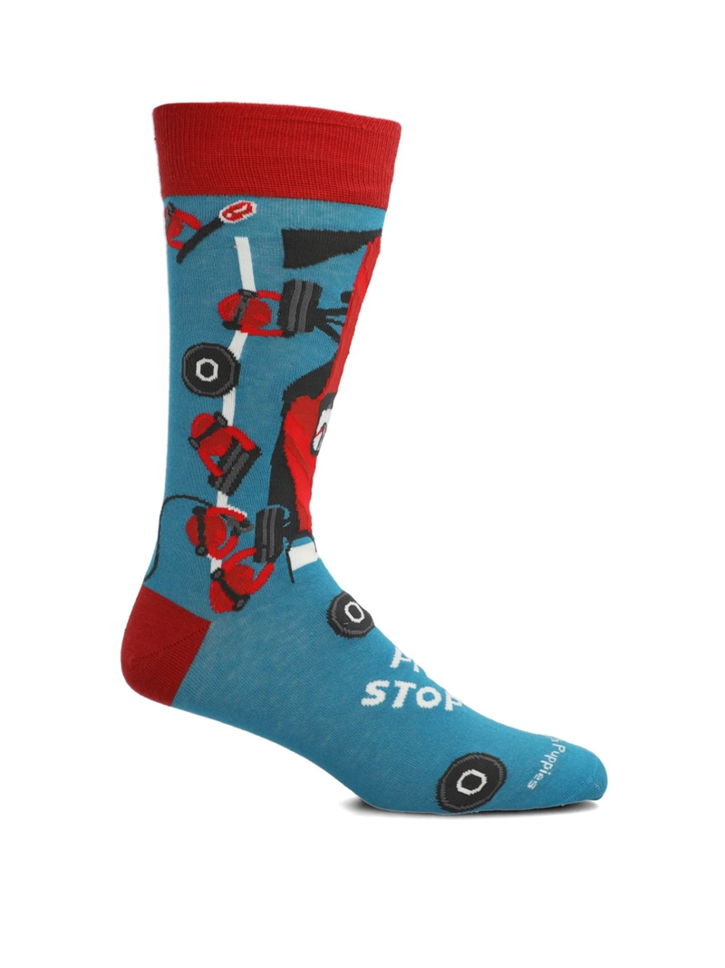 PACK 3 CALCETINES ALGODON HOMBRE PACK GIFT CARS AZUL HUSH PUPPIES - 5