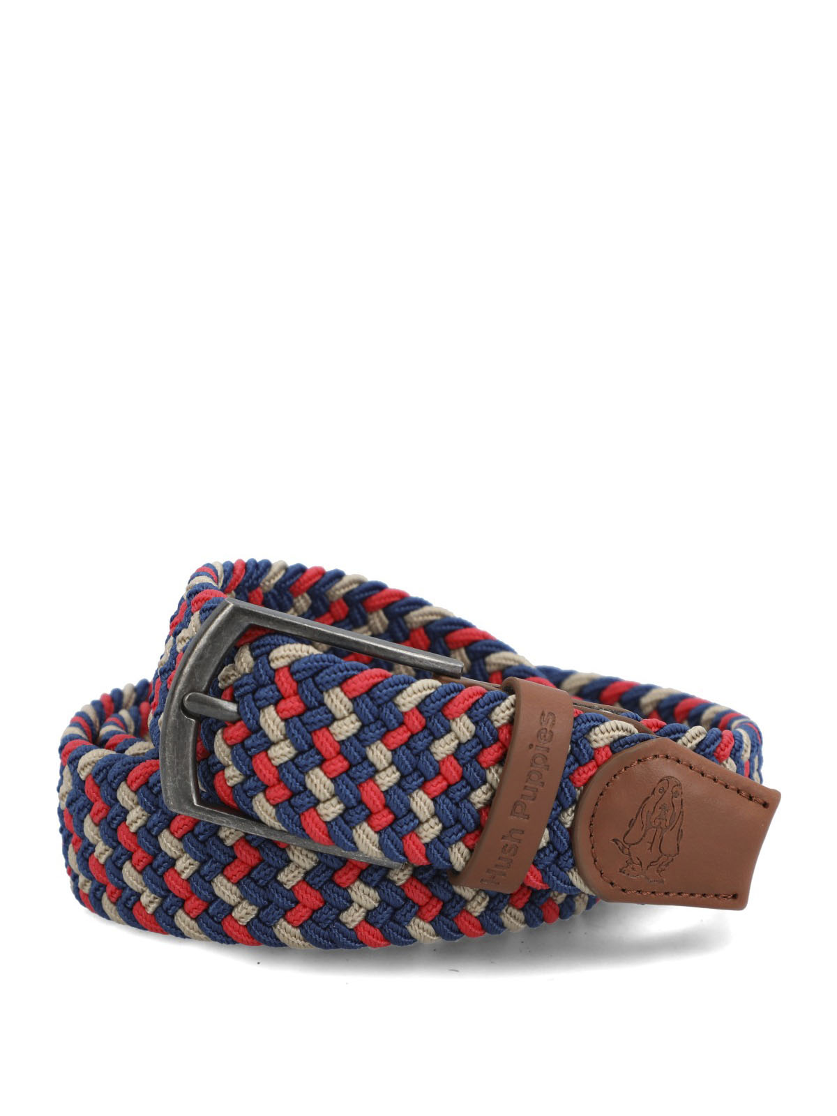 CINTURON HOMBRE HP FABRIZIO AZUL HUSH PUPPIES - 1