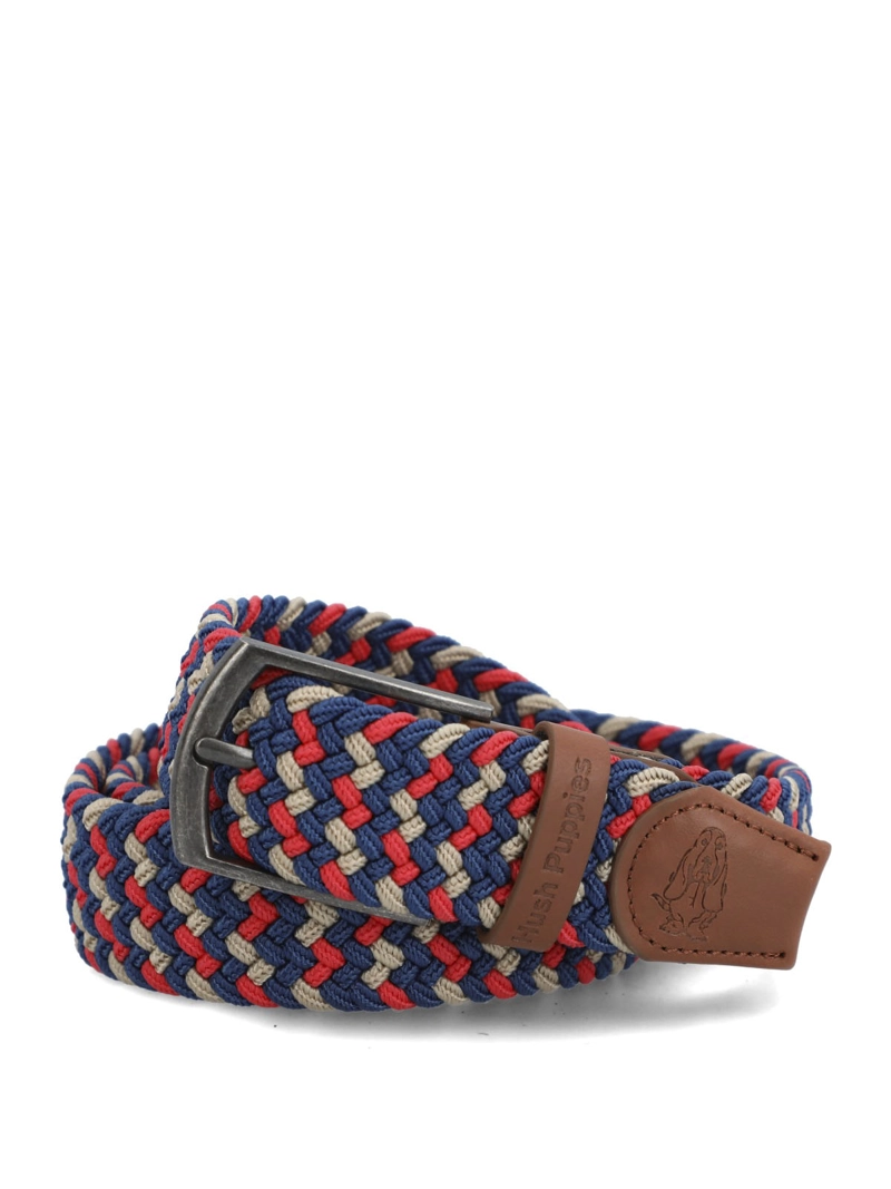 CINTURON HOMBRE HP FABRIZIO AZUL HUSH PUPPIES - 1
