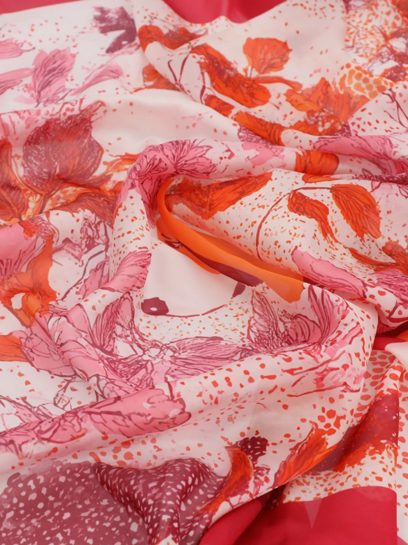 PAÑUELO MUJER HP SCARF BASSET ROSADO HUSH PUPPIES - 2
